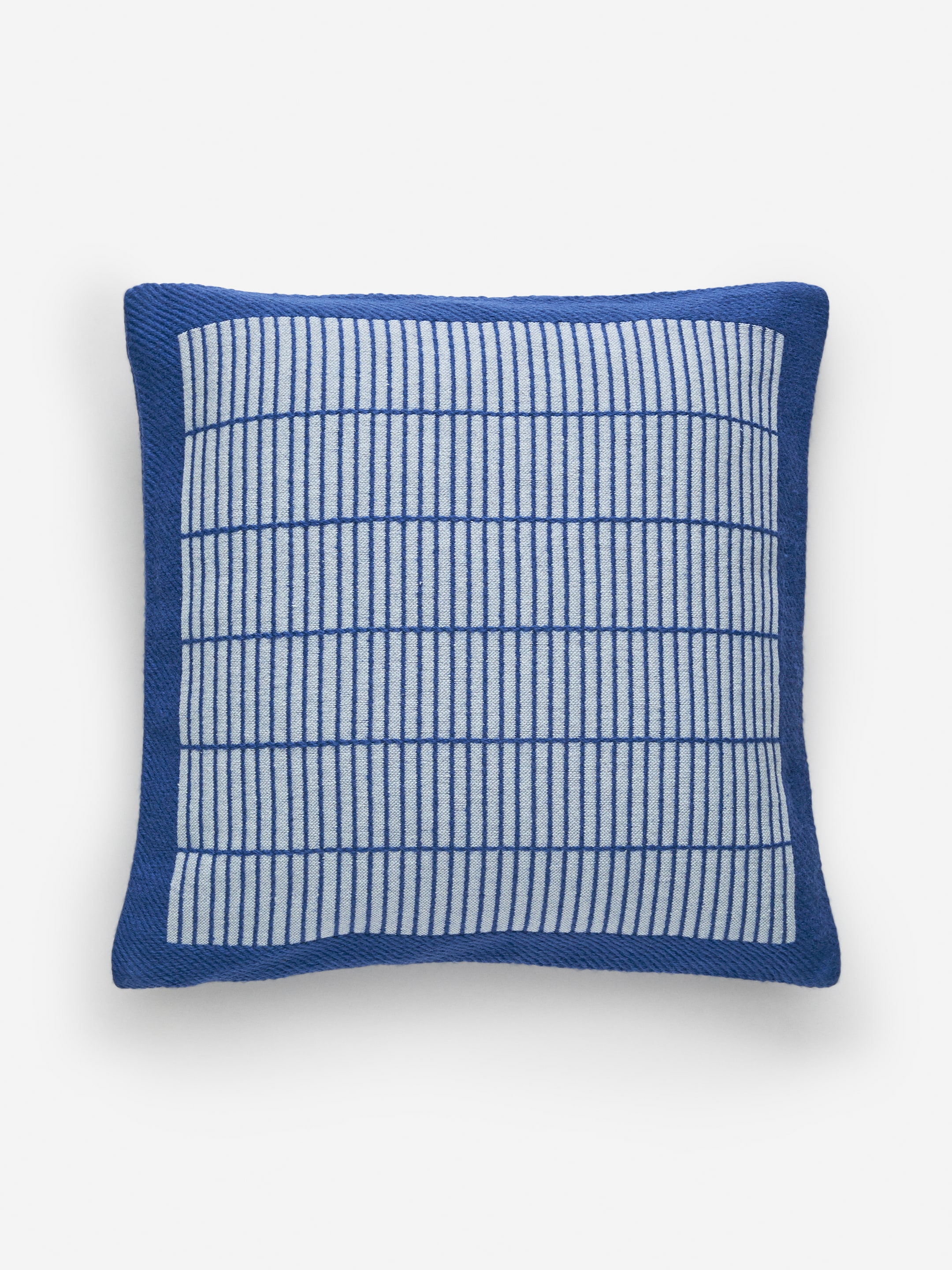 Größeres Bild anzeigen: Kopfkissenbezug aus Baumwolle und Wolle 50 x 50 cm - Blau - Home All | H&M AT 2