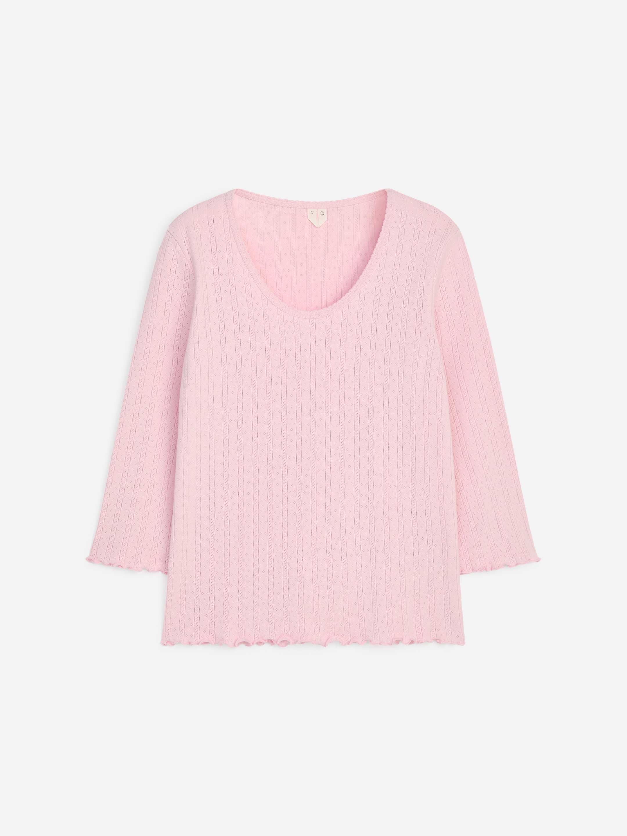 Pointellestickad topp - Rosa - Regular fit - Women - StillMedia/DescriptiveStillLife - 1