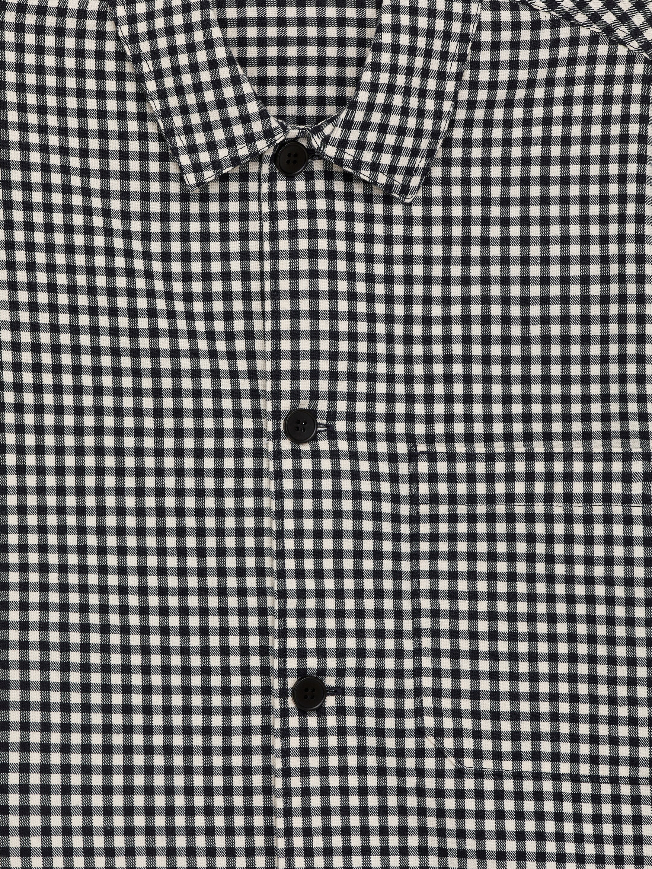 Visualizza immagine più grande: Overshirt in cotone - Blu scuro/Bianco - UOMO | H&M IT 6