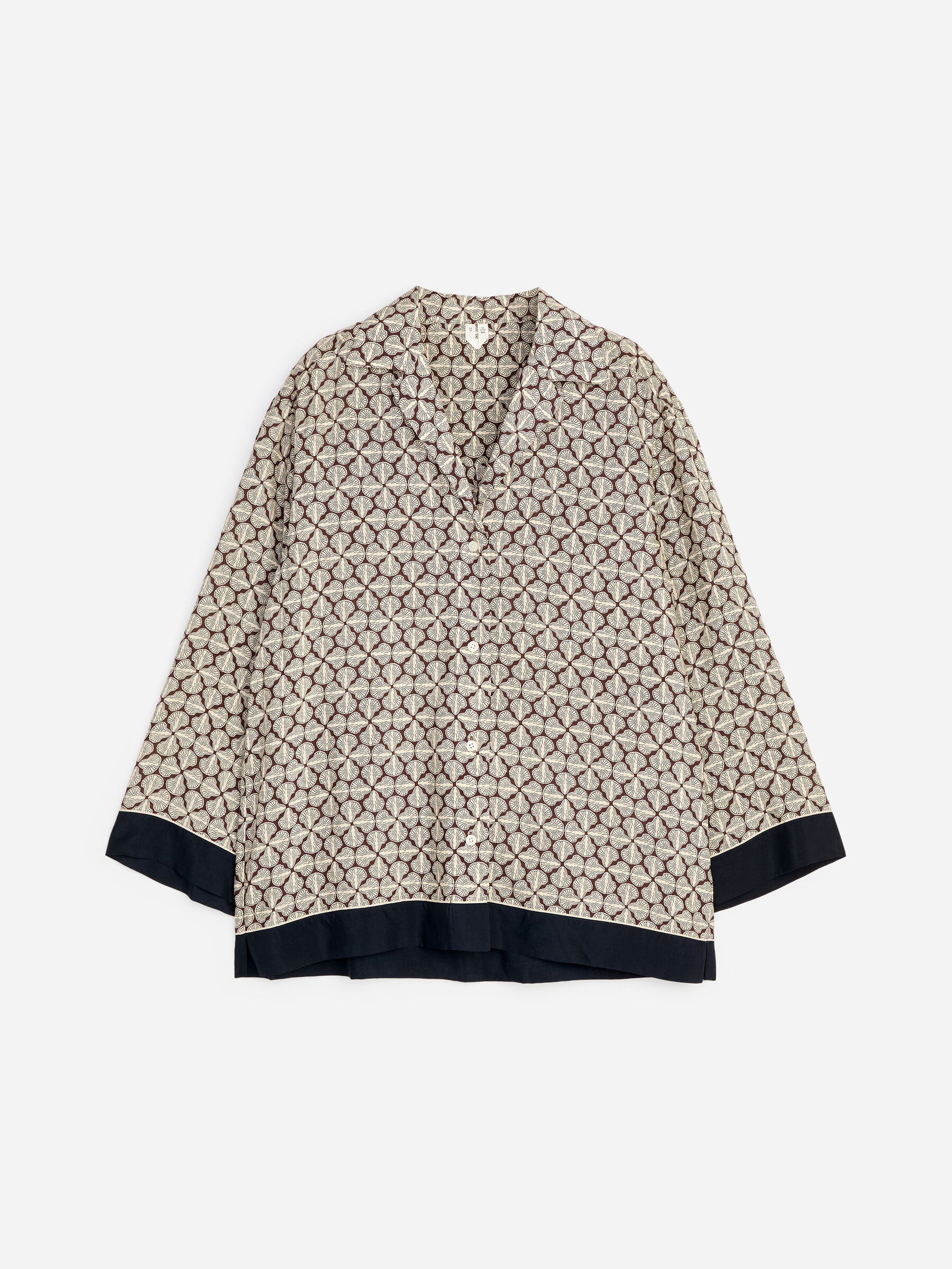 Hemd aus Lyocell-Mischung mit kubanischem Kragen - Dunkelrot - Regular Fit - Damen - StillMedia/DescriptiveStillLife - 1