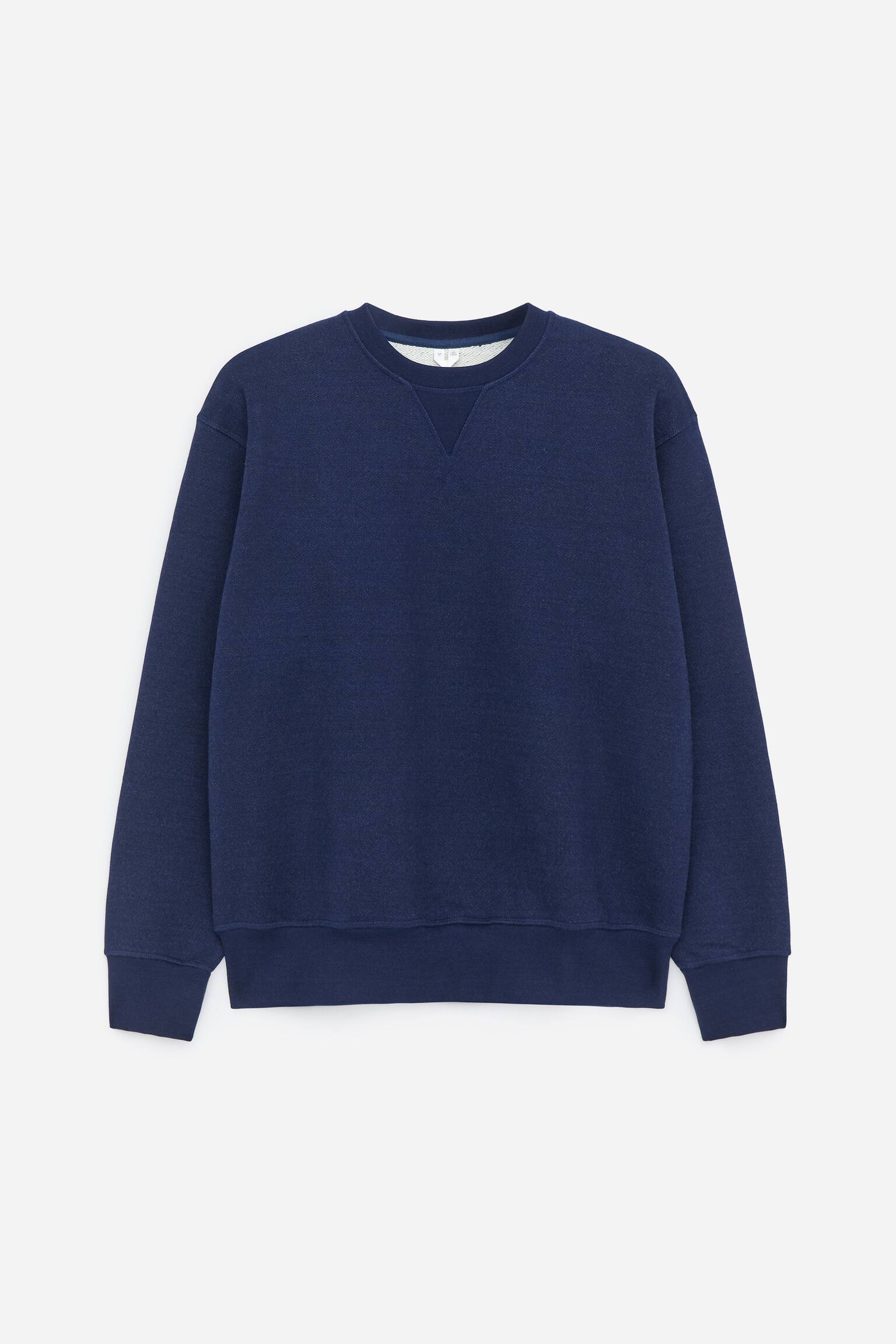 Oversize sweatshirt - Indigoblå - 2