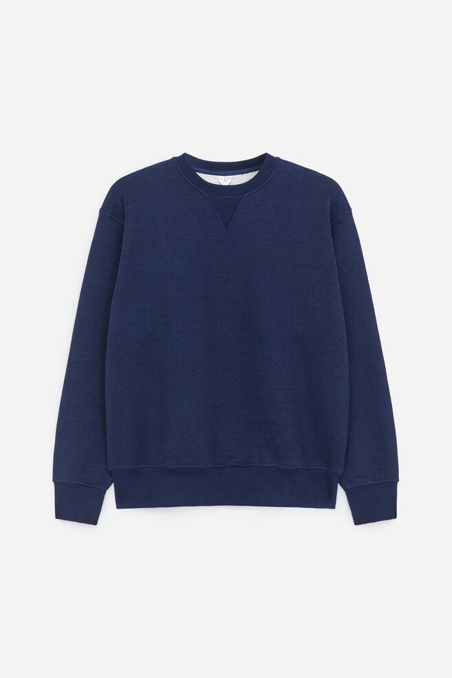 Oversize-Sweatshirt - Indigoblau - 1