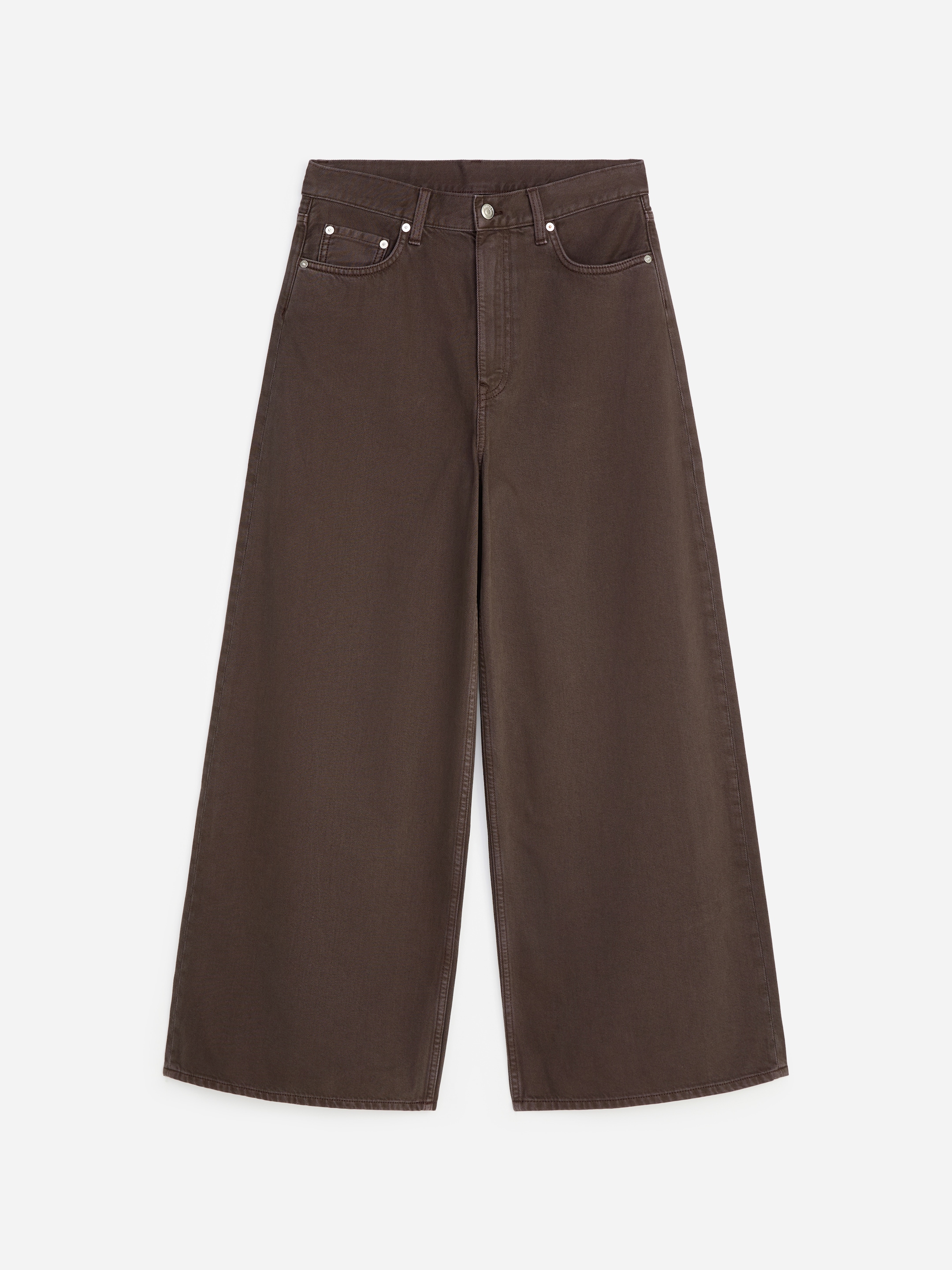 CEDAR Oversized Wide Jeans - Brown - Oversized - Women - StillMedia/DescriptiveStillLife - 1