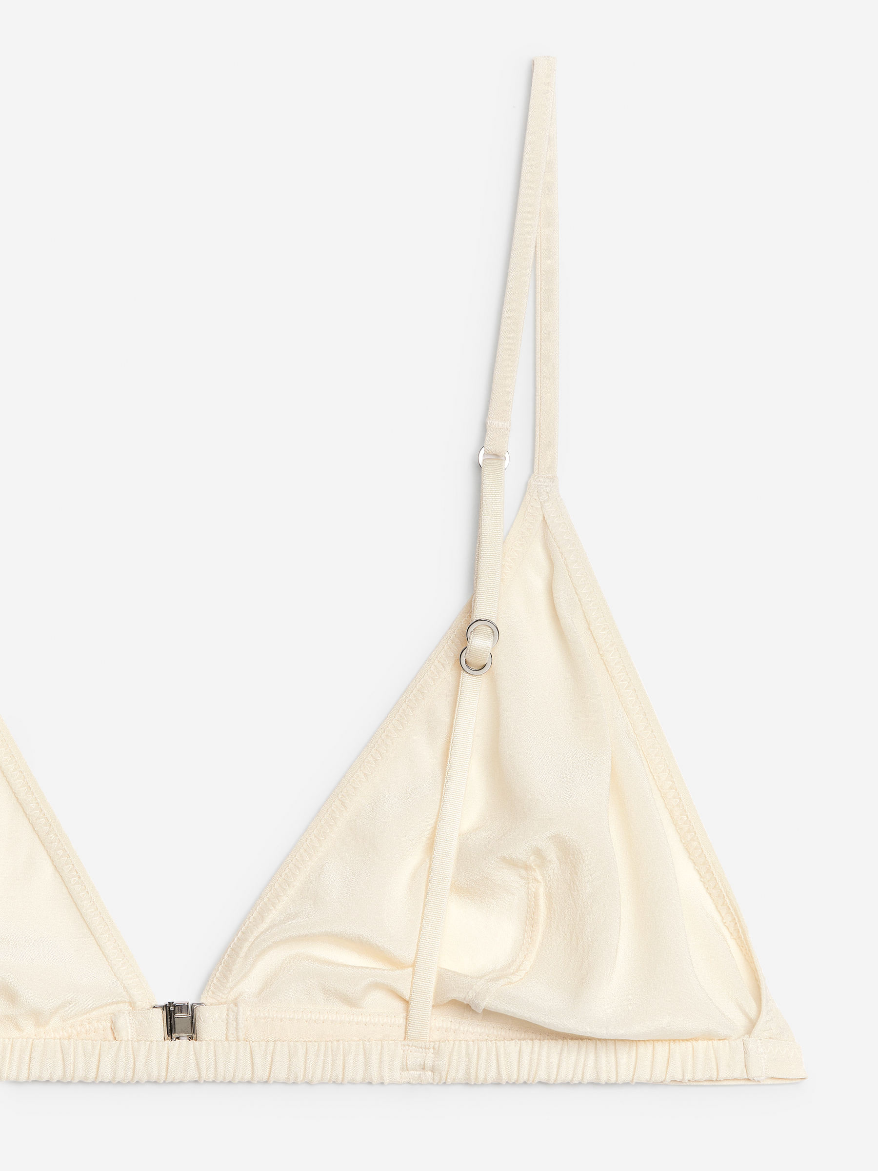 Soutien-gorge en soie mélangée - Blanc cassé - Femme - StillMedia/DescriptiveStillLife - 1