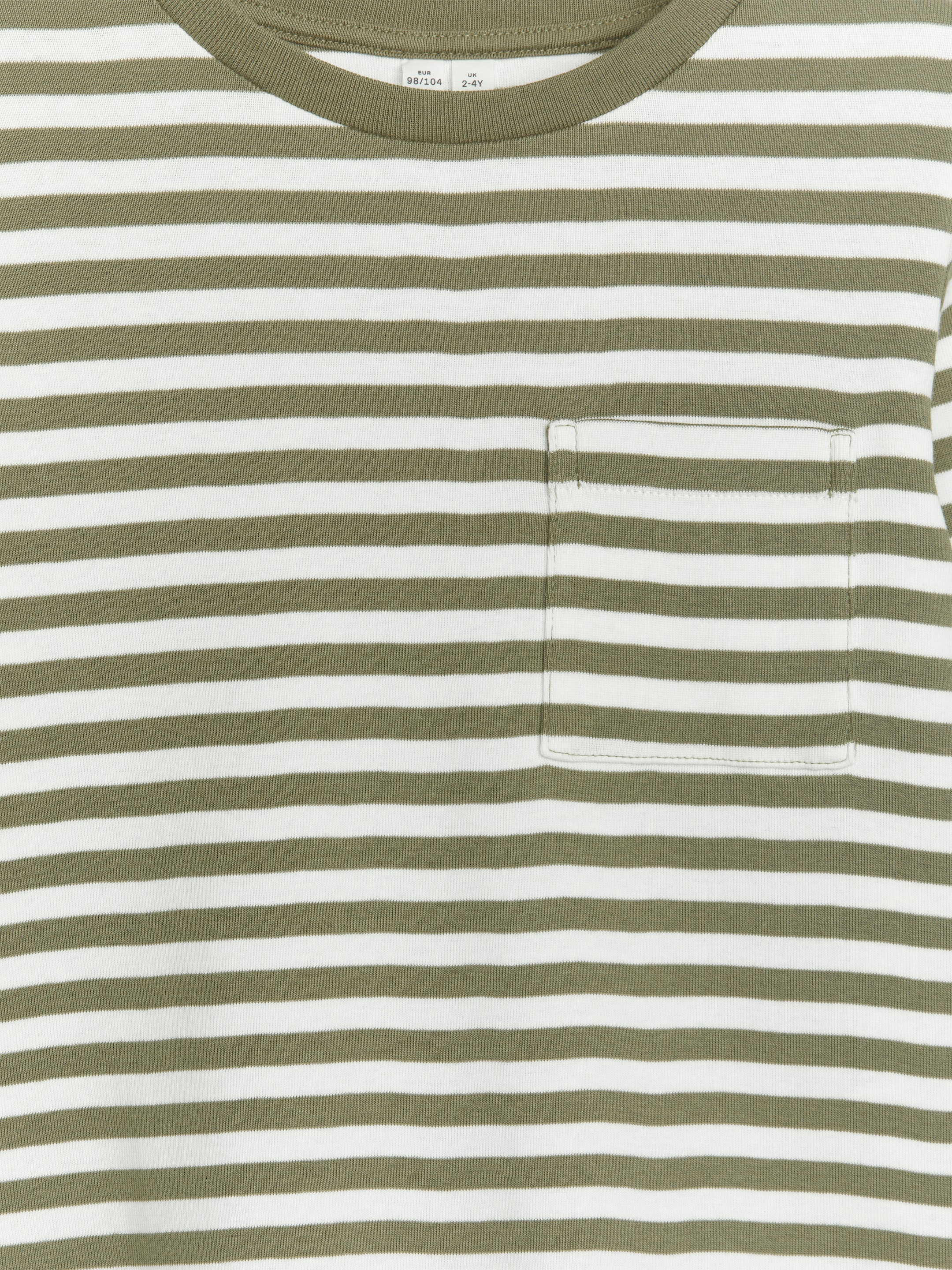 Långärmad t-shirt - Off-white/grön - Regular fit - Children - StillMedia/DescriptiveDetail - 1