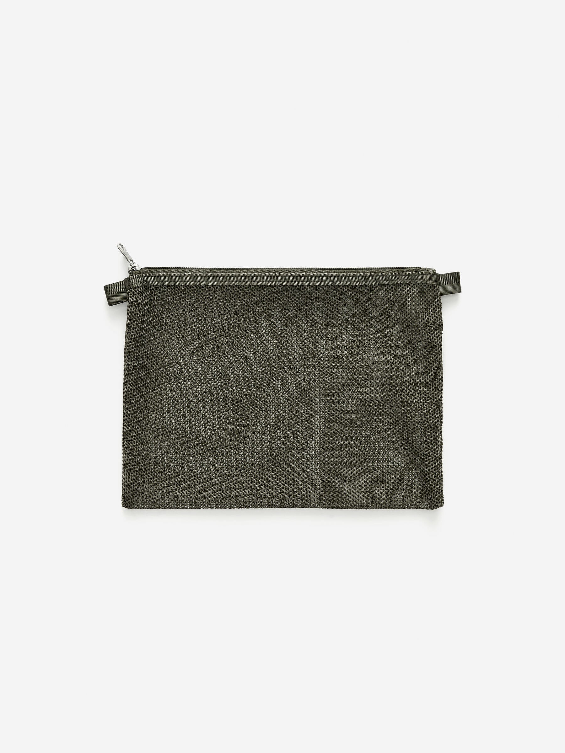 Reise-Kulturtasche aus Mesh-Material – Khaki – ARKET AT