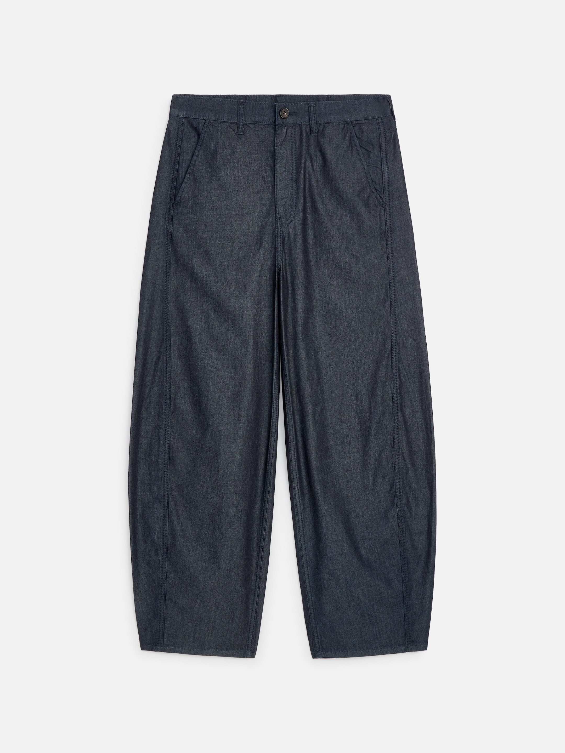 Jeans mit Barrel Legs-#2E3036-19790