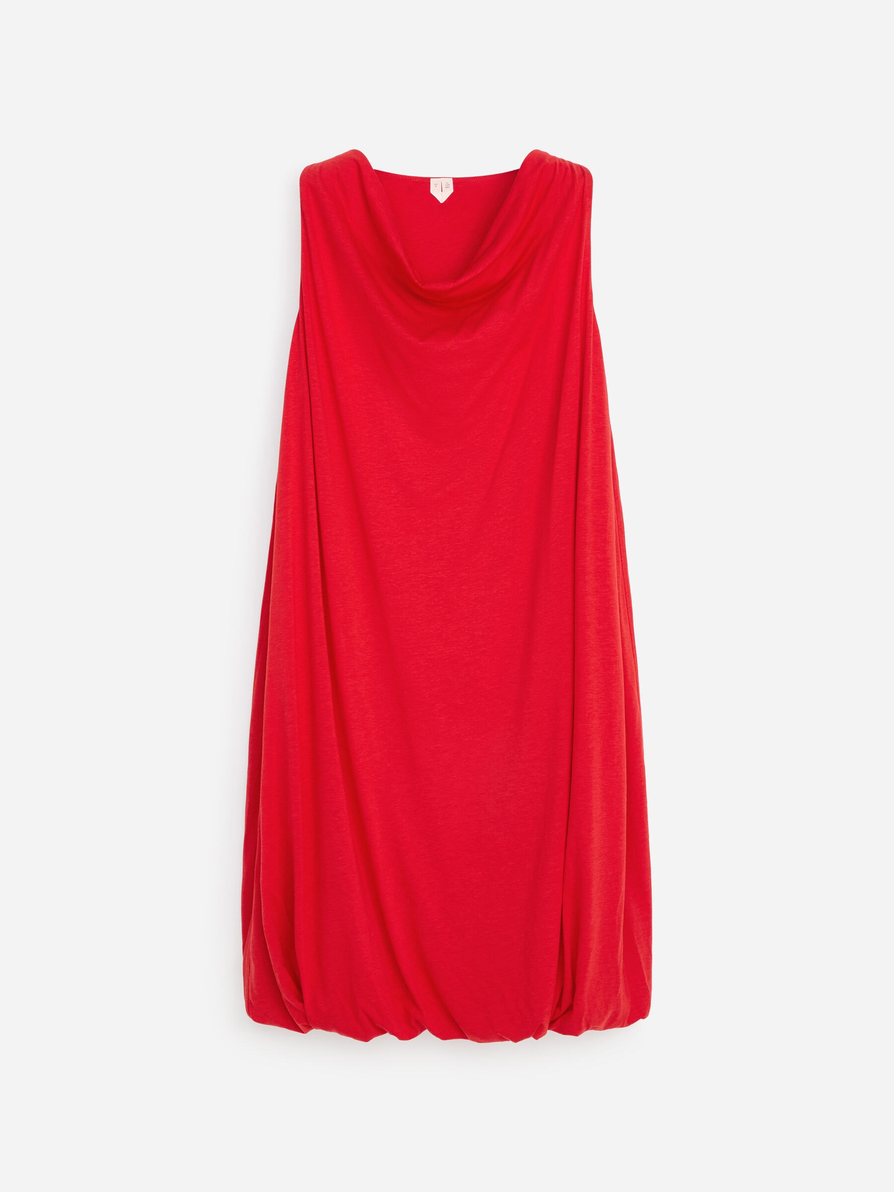 Draped Balloon Dress - Red - Regular fit - Women - StillMedia/DescriptiveStillLife - 1