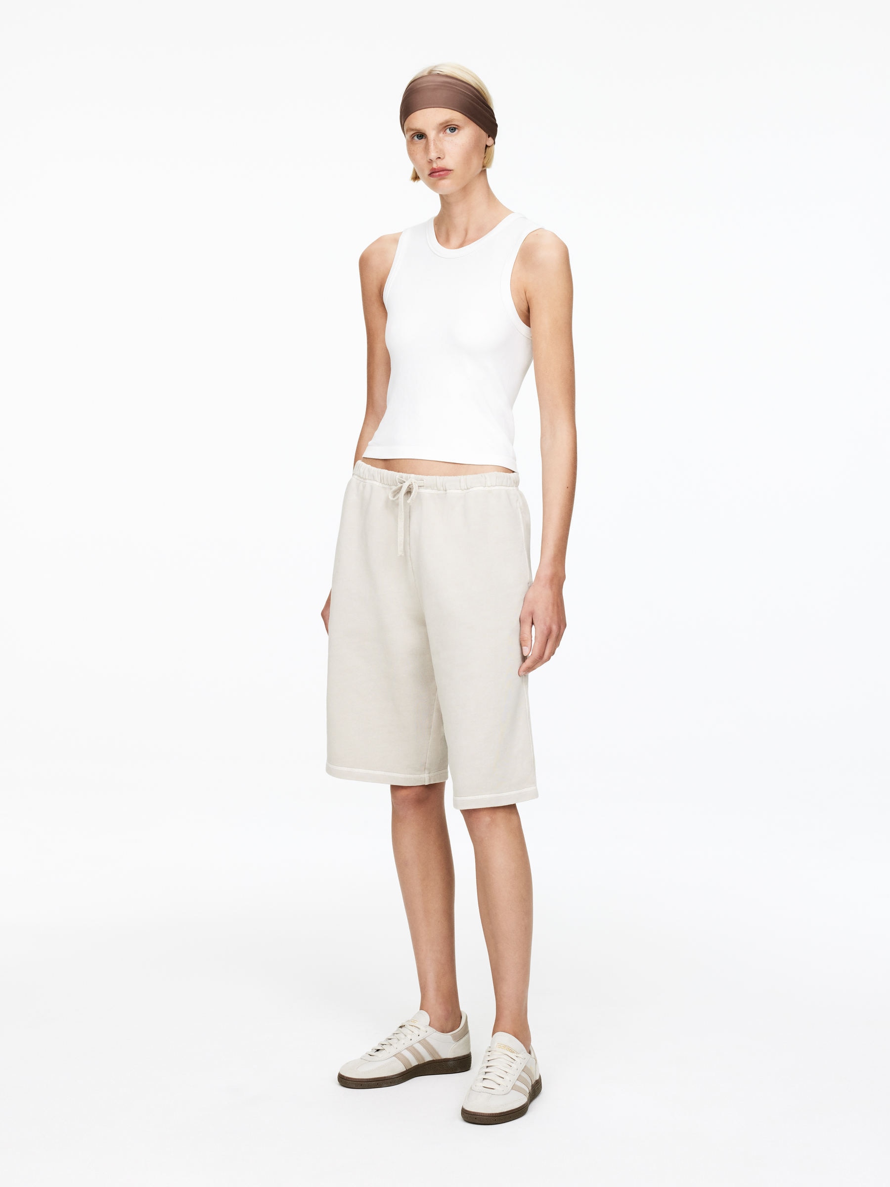 Ribbed Seamless Tank Top - White - Slim fit - Women - StillMedia/Lookbook - 3