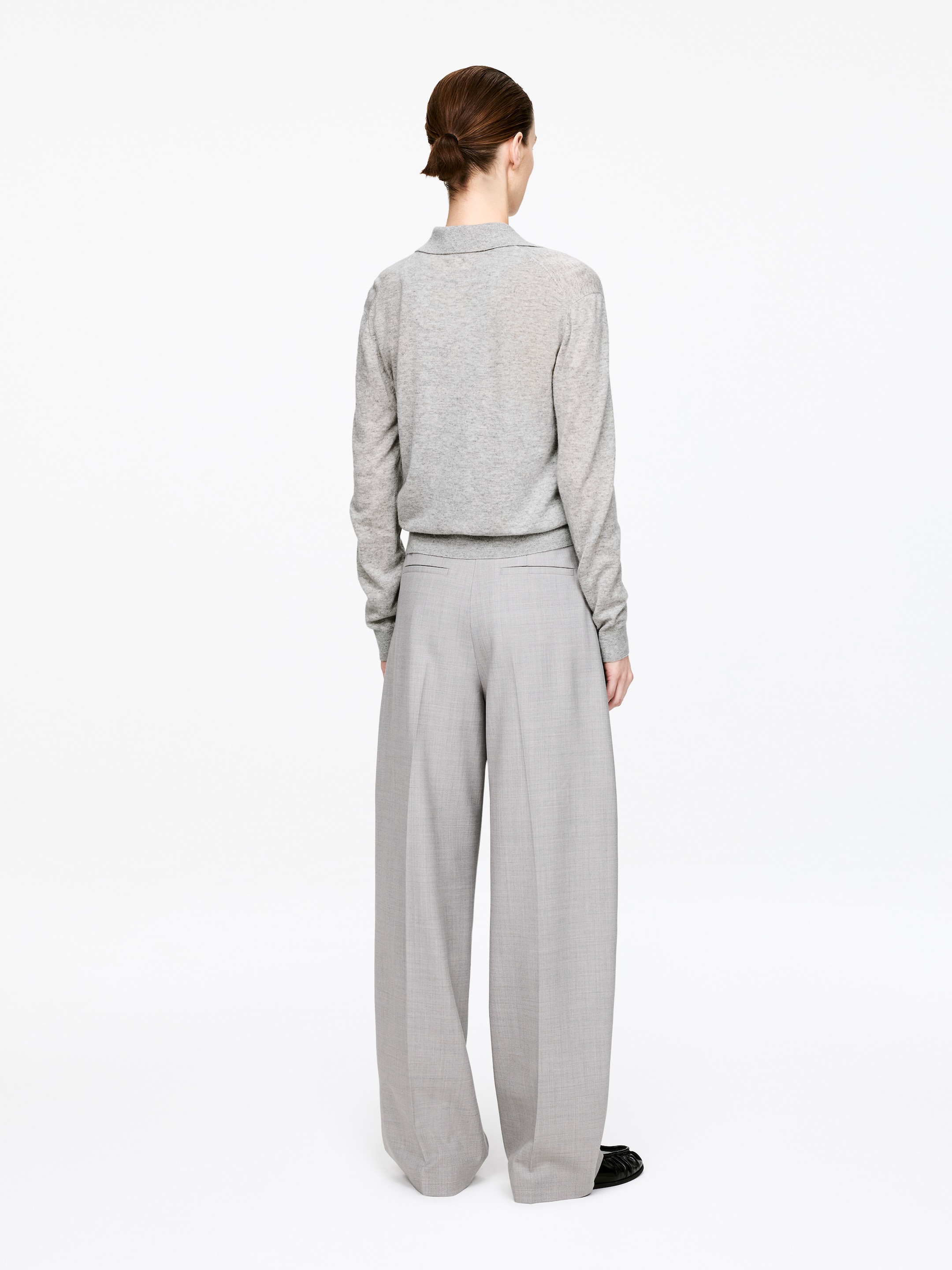 Kardigan z czystego kaszmiru - Szary - Fason normalny - Women - StillMedia/Lookbook - 3