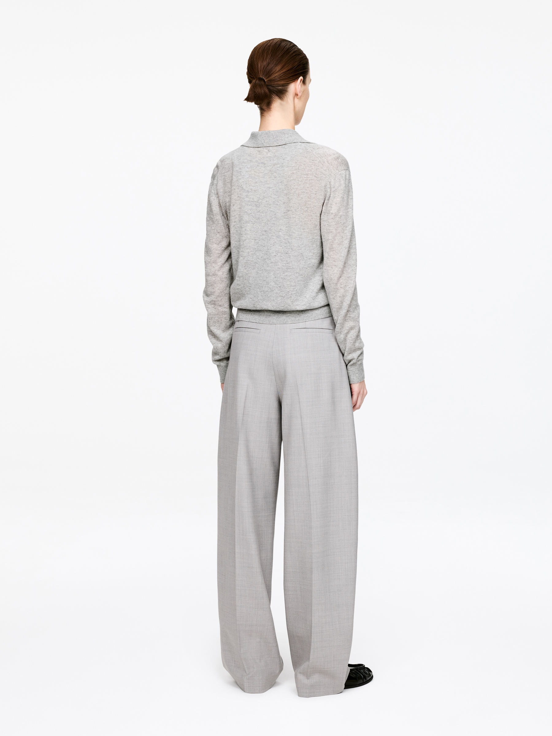 Cárdigan de cachemir puro - Gris - Corte estándar - Women - StillMedia/Lookbook - 3