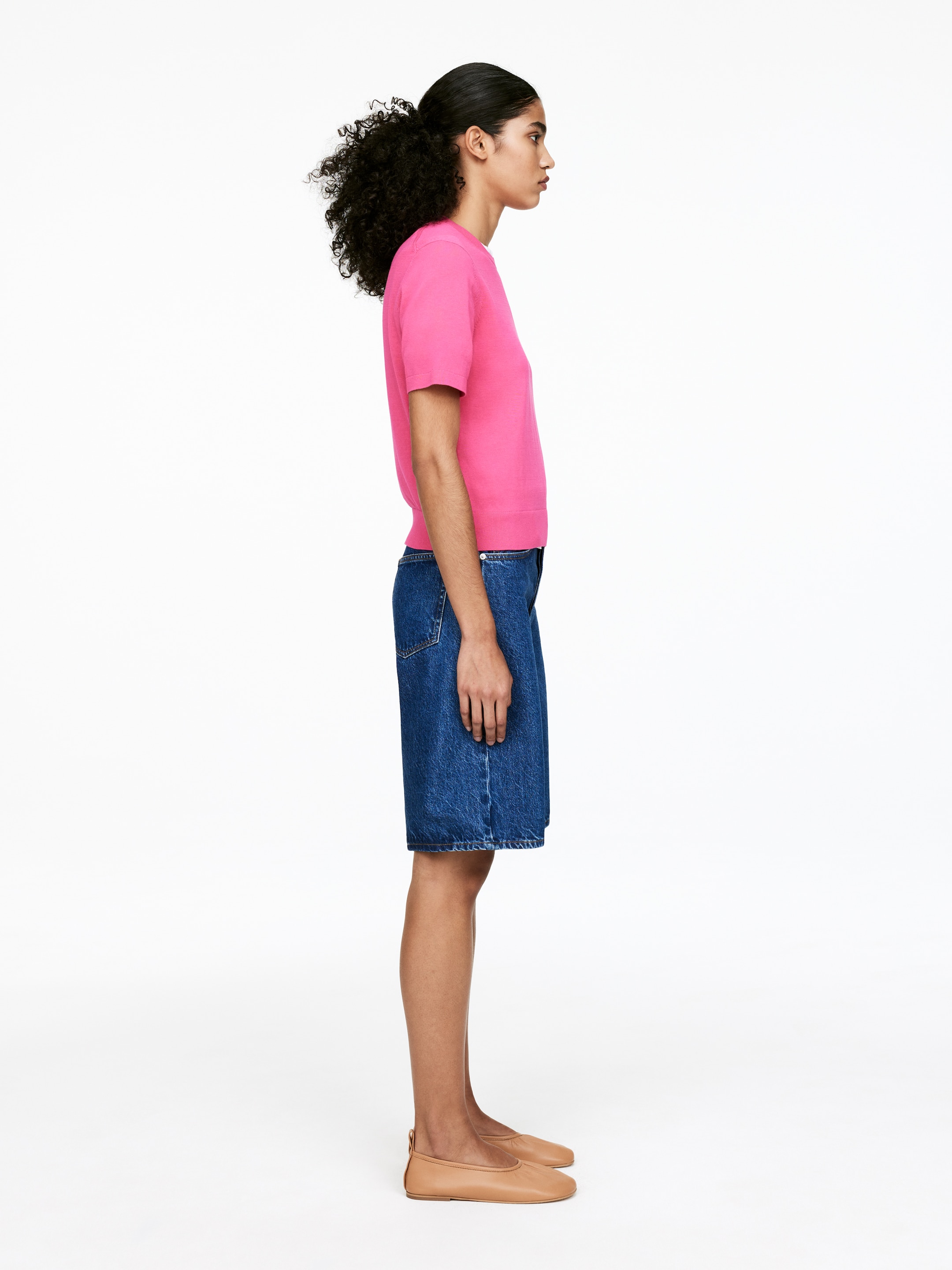 Größeres Bild anzeigen: Kurzärmliges Strickoberteil - Rosa - Ladies | H&M AT 3