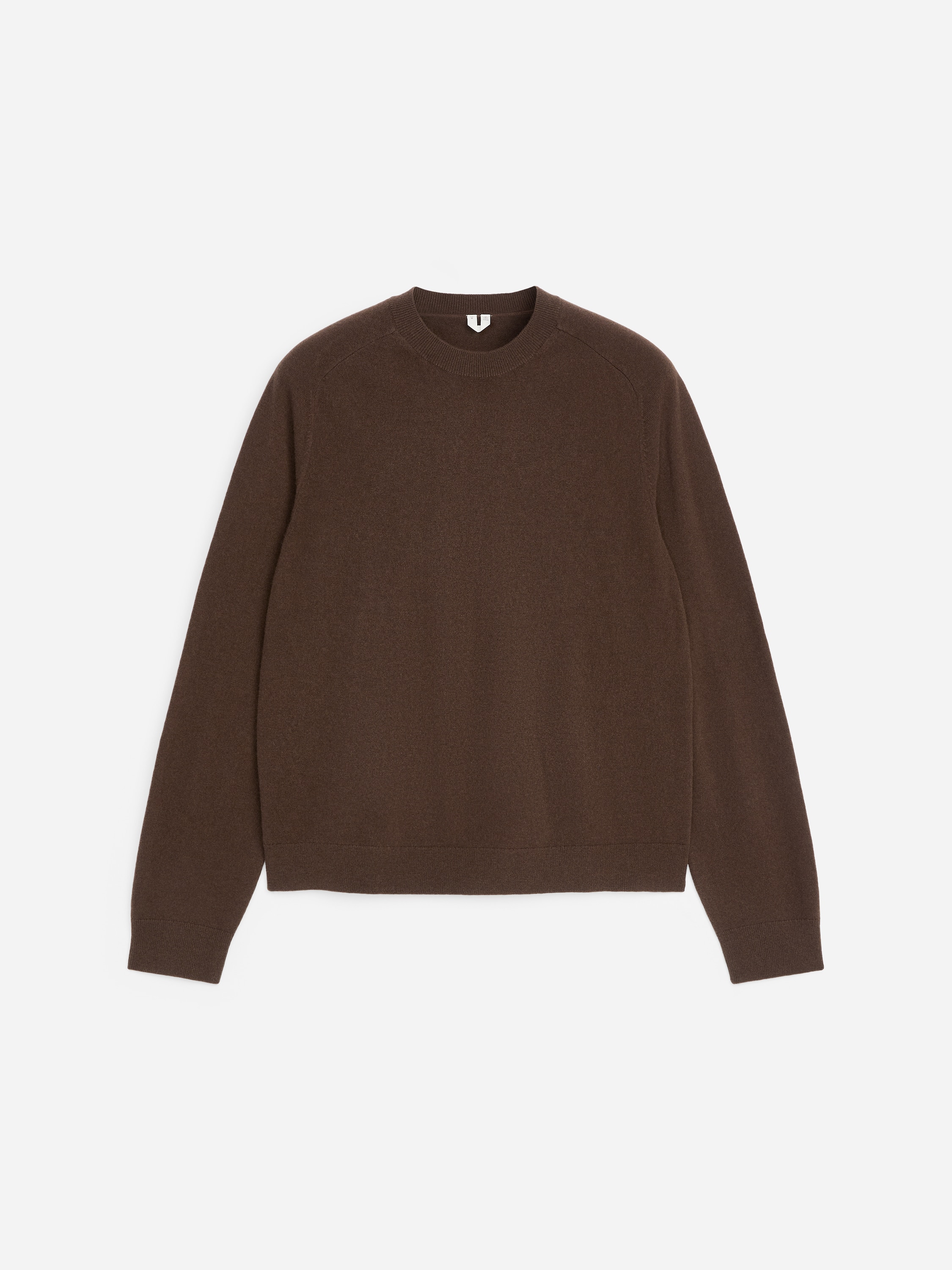Sweter z cienkiej wełnianej dzianiny - Brązowy/Ciemnozielony/Ciemnoniebieski
