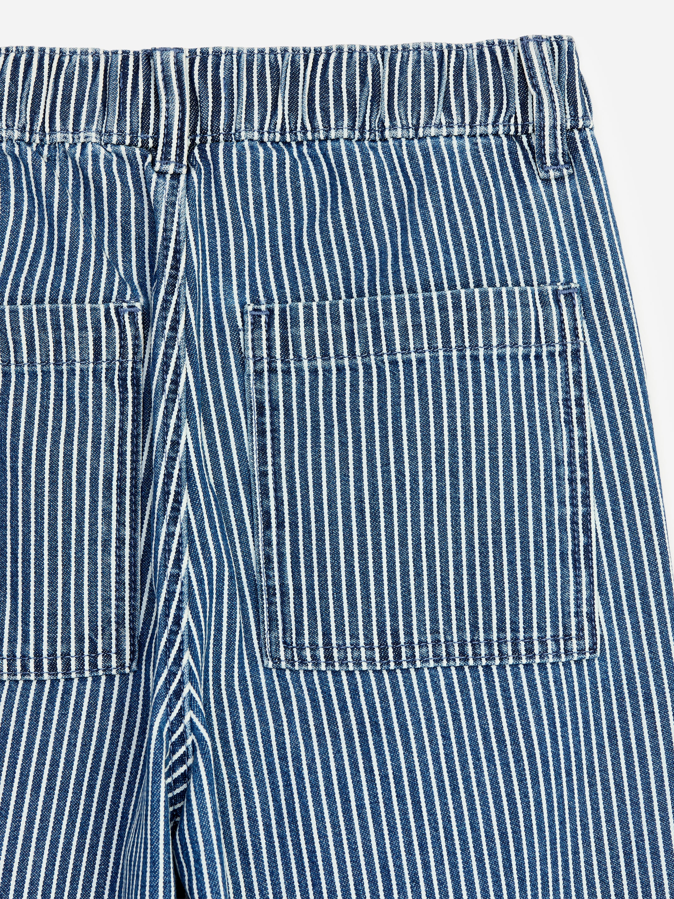 Baggy Hickory Striped Jeans - Blue/White - Relaxed fit - Children - StillMedia/DescriptiveDetail - 3