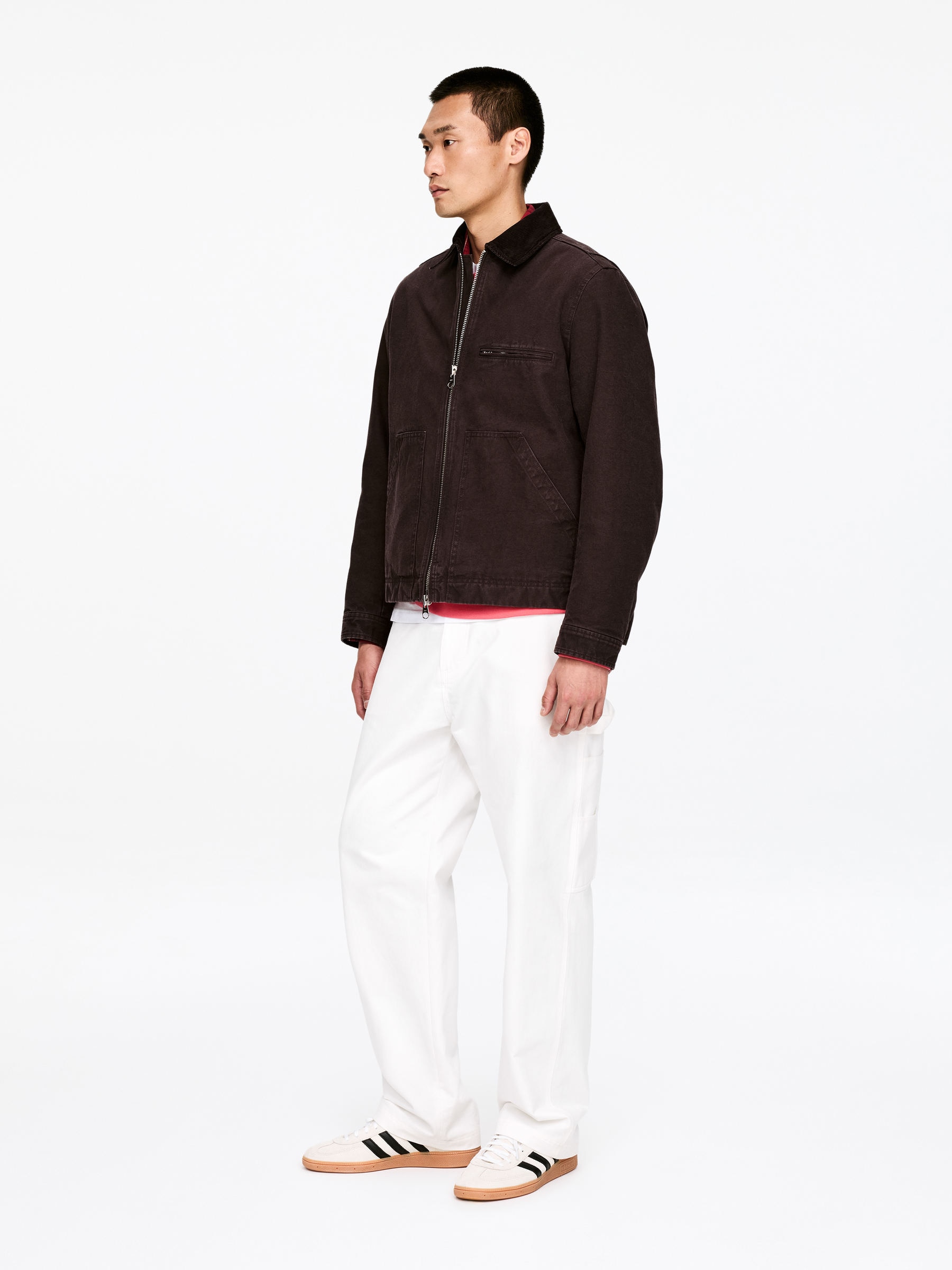 Cotton Canvas Jacket - Brown - Regular fit - Men - StillMedia/Lookbook - 12