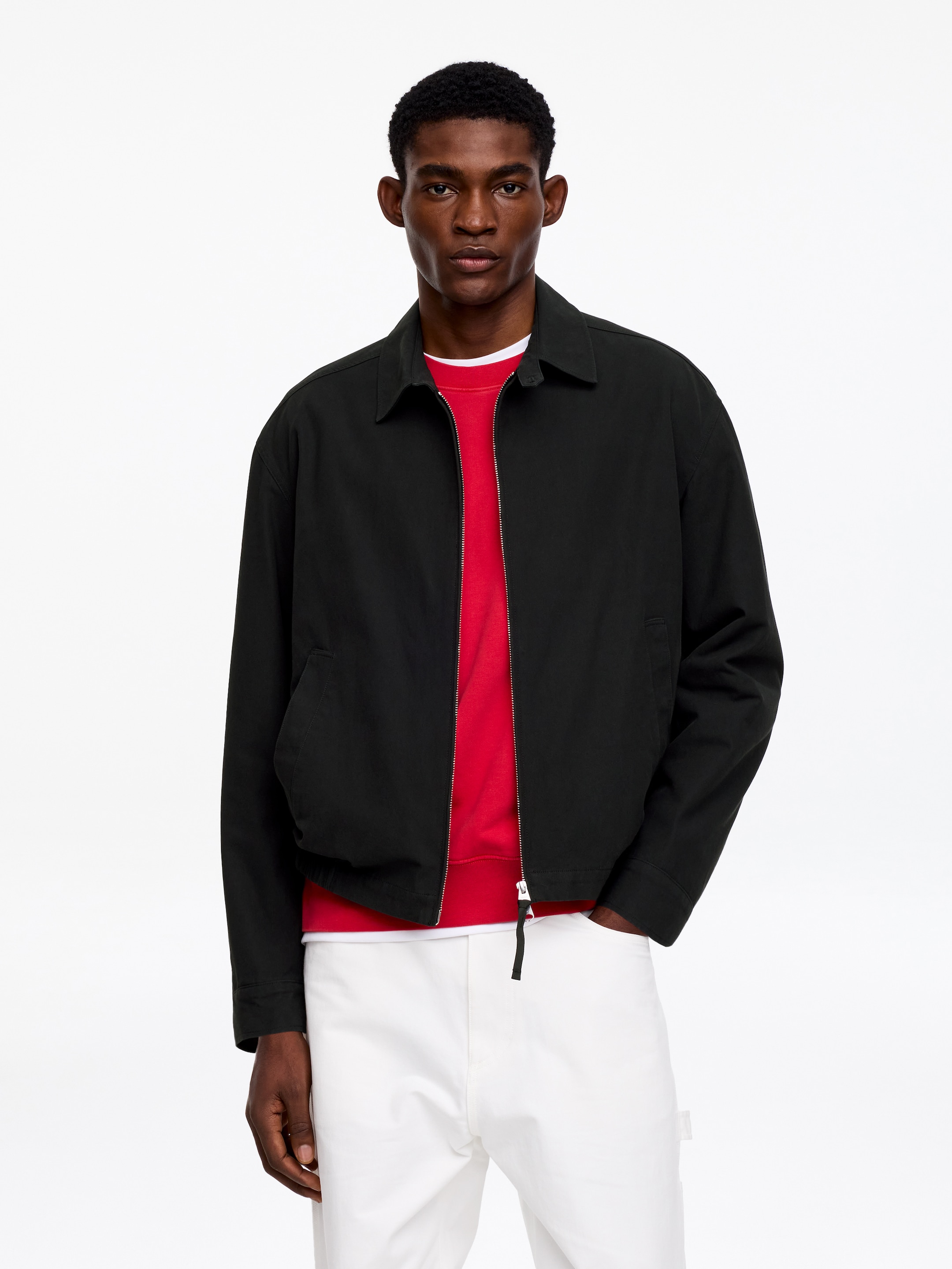 Cotton Blouson - Black - Regular fit - Men - StillMedia/Lookbook - 7