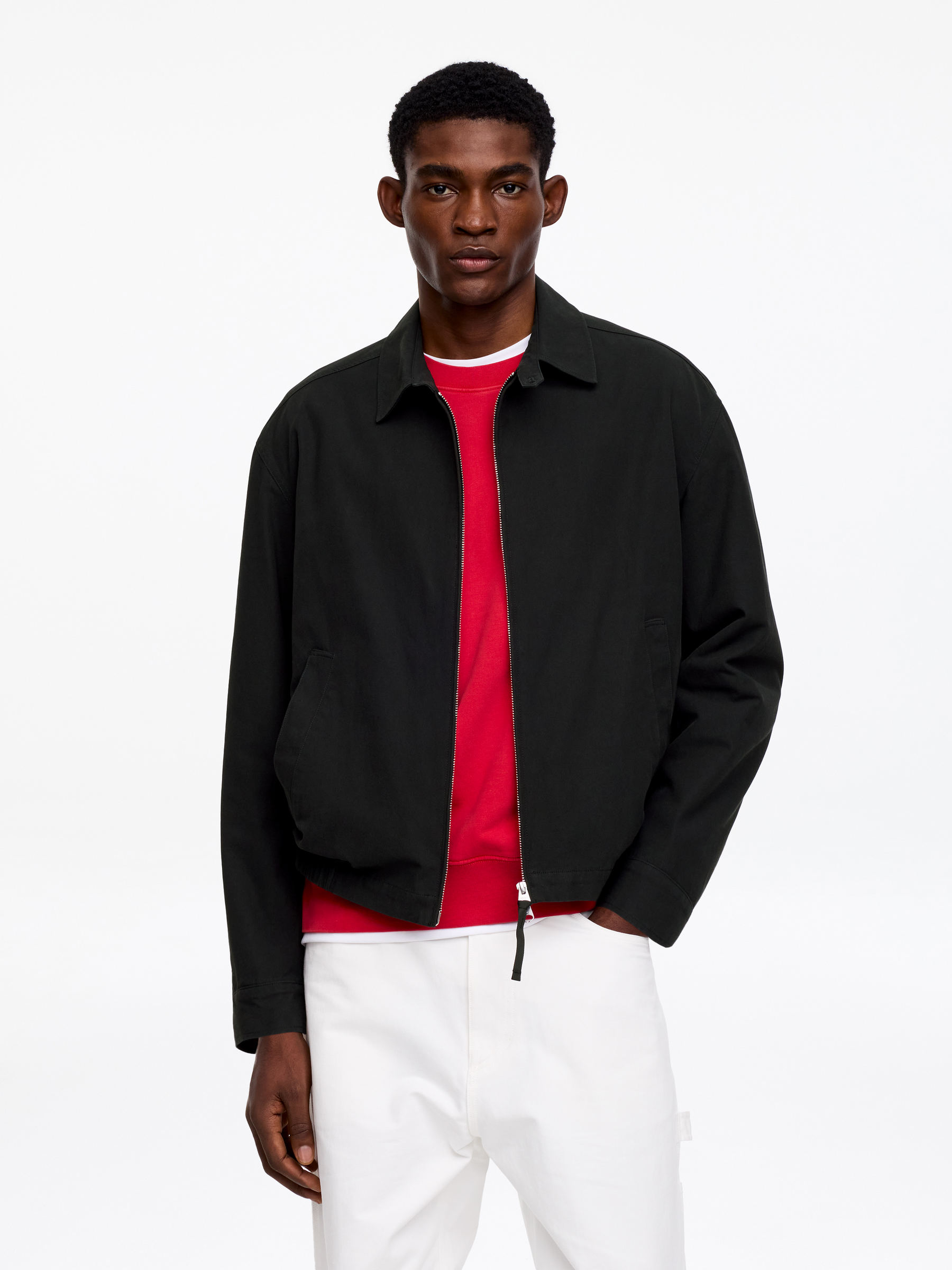 Cotton Blouson - Black - Regular fit - Men - StillMedia/Lookbook - 7