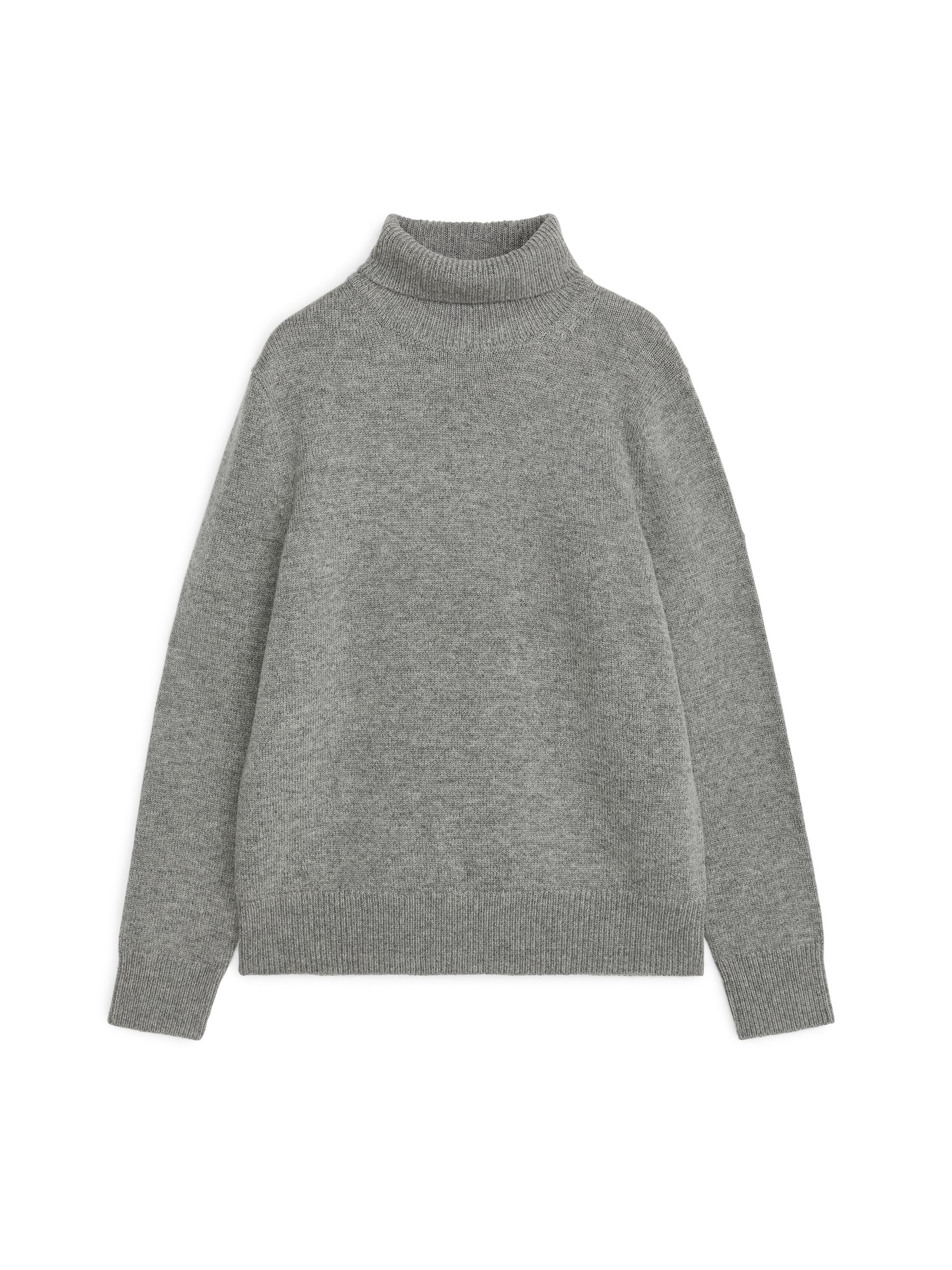Maglione in lana merino con collo alto-#878785-9653