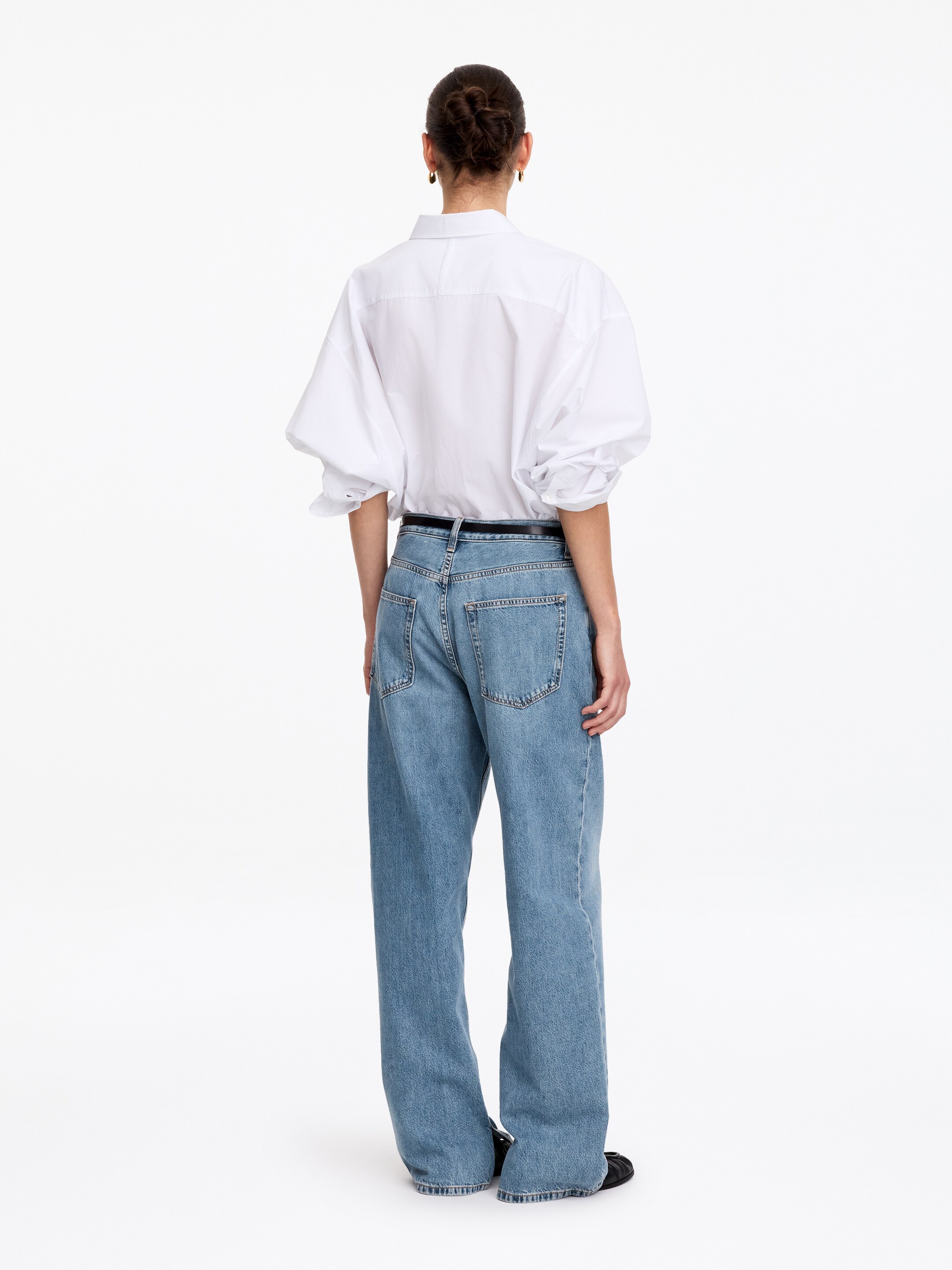 Lockere Hose mit Schlitzen - Hellblau - Relaxed Fit - women - StillMedia/Lookbook - 5