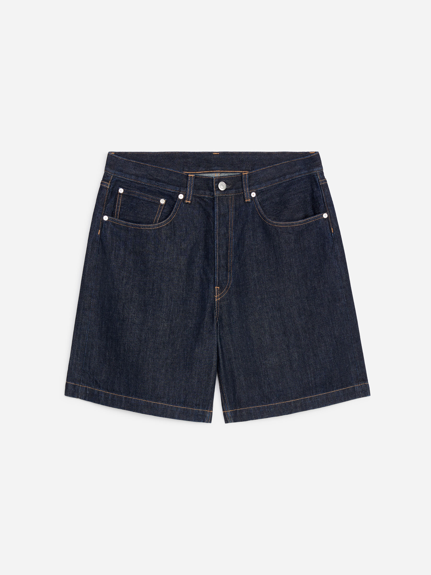 Pantalones cortos denim relaxed fit - Azul oscuro - Corte relajado - Men - StillMedia/DescriptiveStillLife - 1