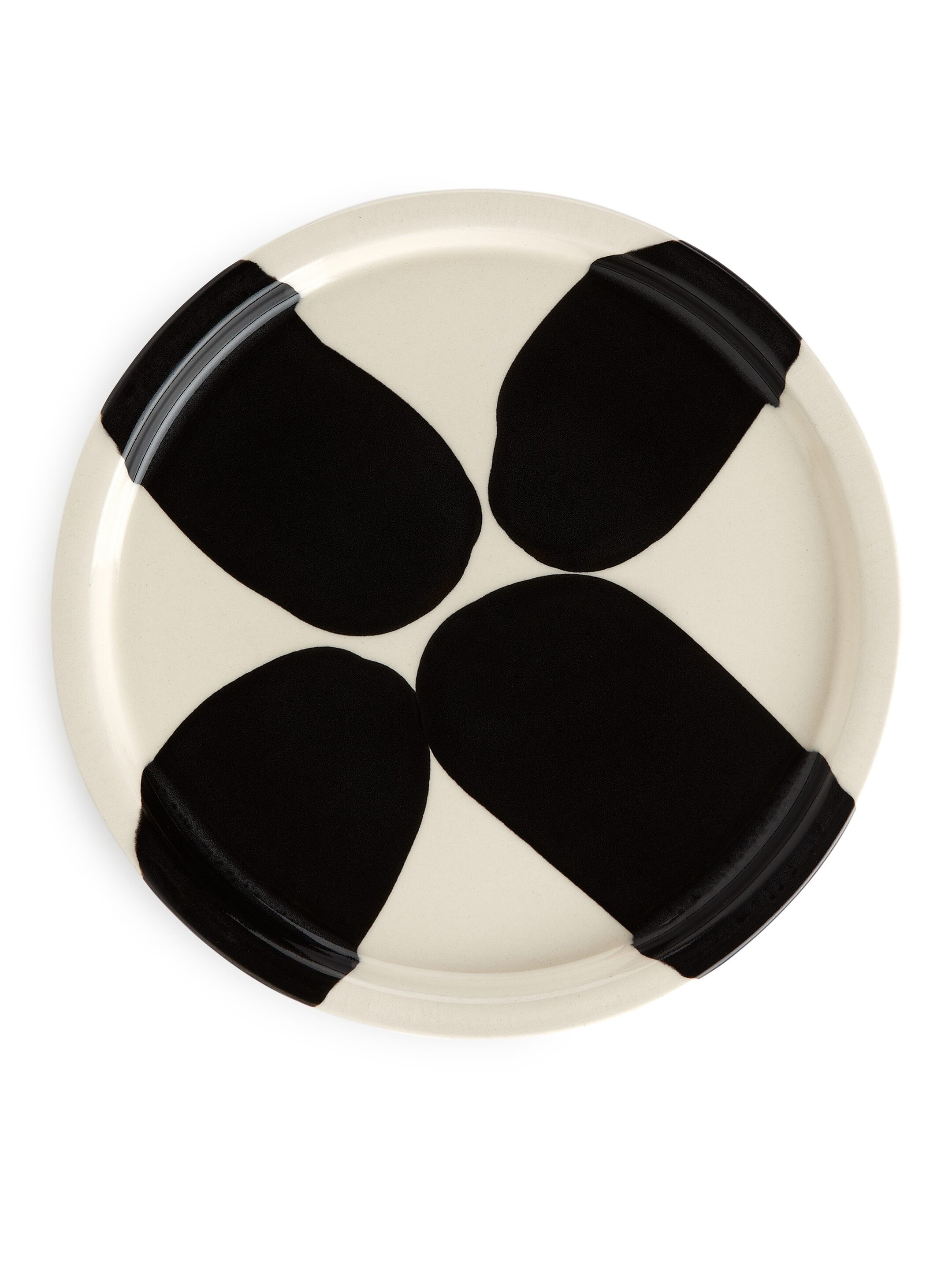 Zobacz większy obraz: Stoneware Plate 22 cm - Black - HOME | H&M PL 1