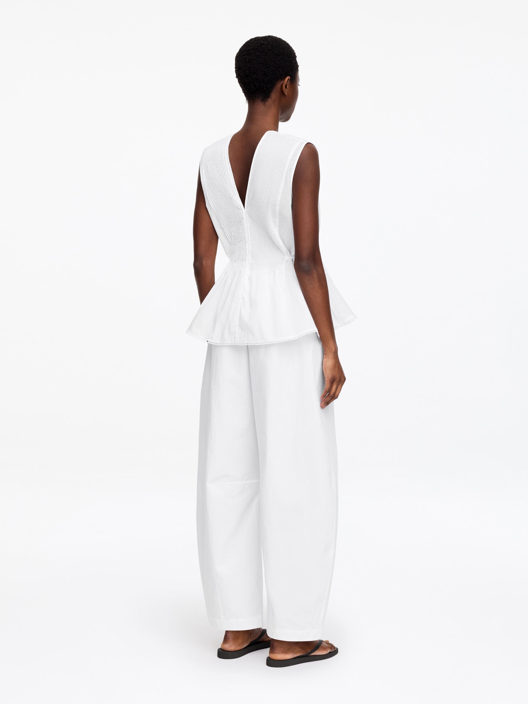 Pintuck Top - White - Regular fit - Women - StillMedia/Lookbook - 5