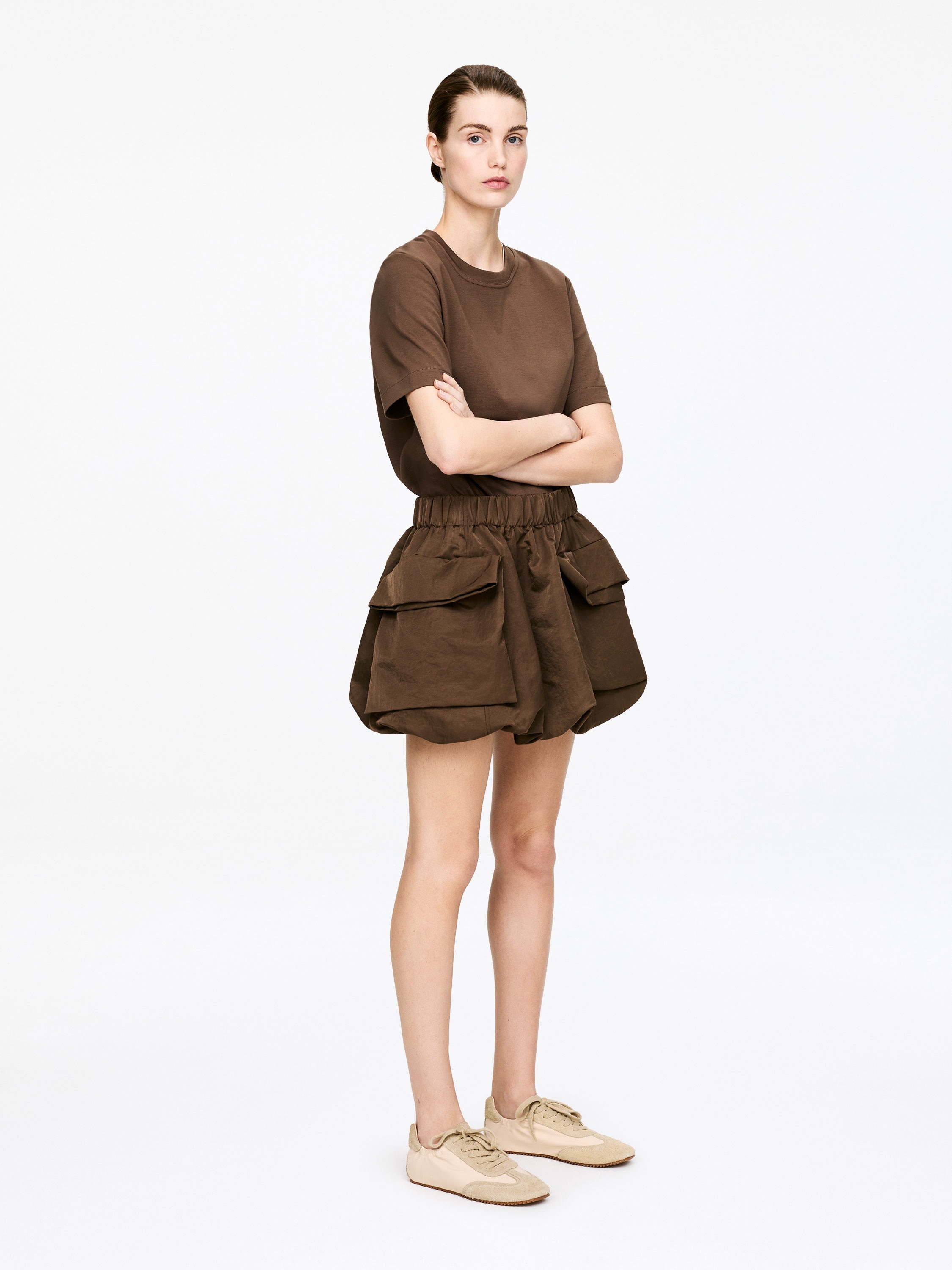 Miniboucle Knit Skirt ブラウン36 Mini Bubble Skirt – Brown – Women – ARKET NO