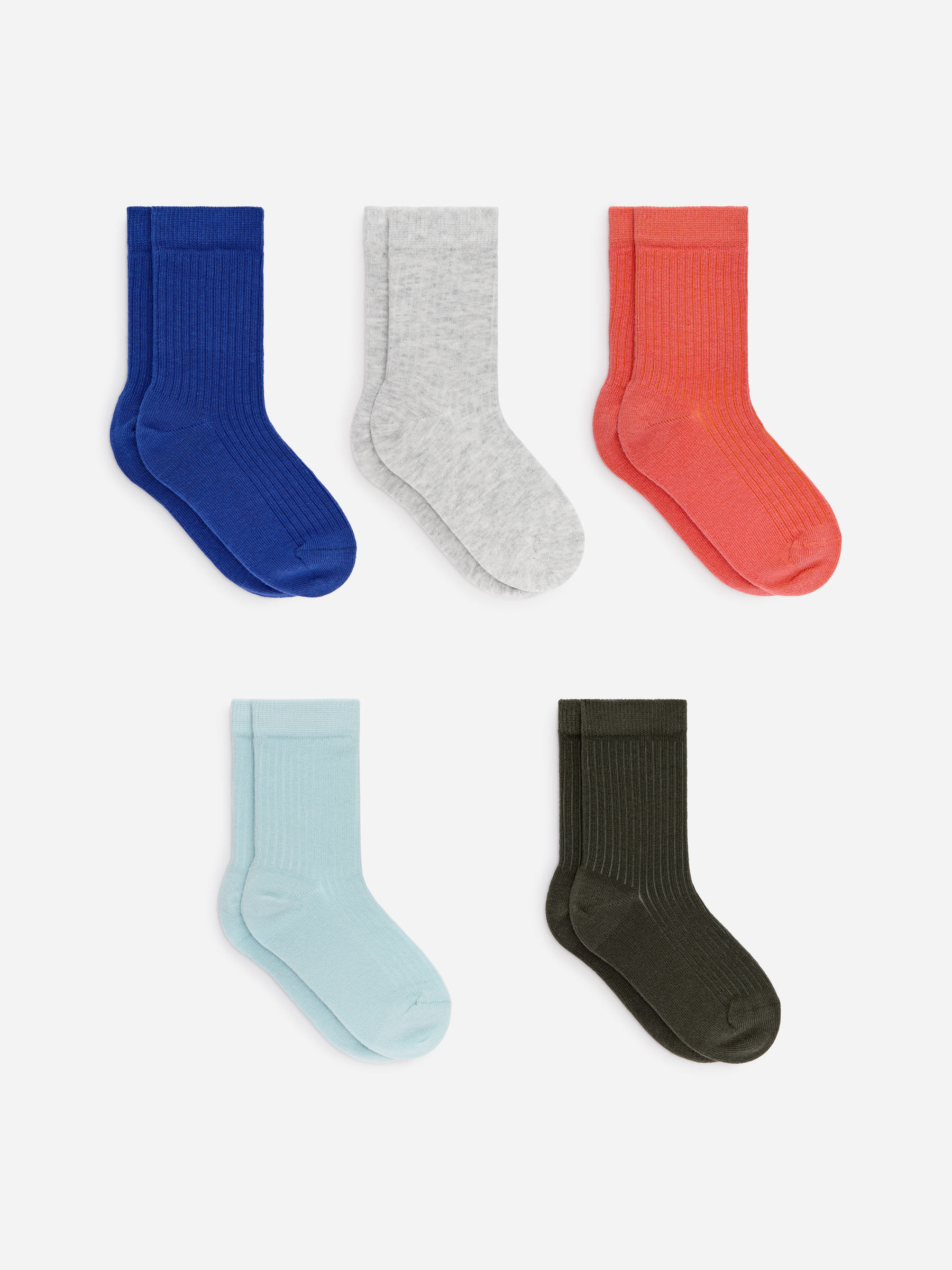 Rippstricksocken, 5er-Pack-#3B4EA3-18292