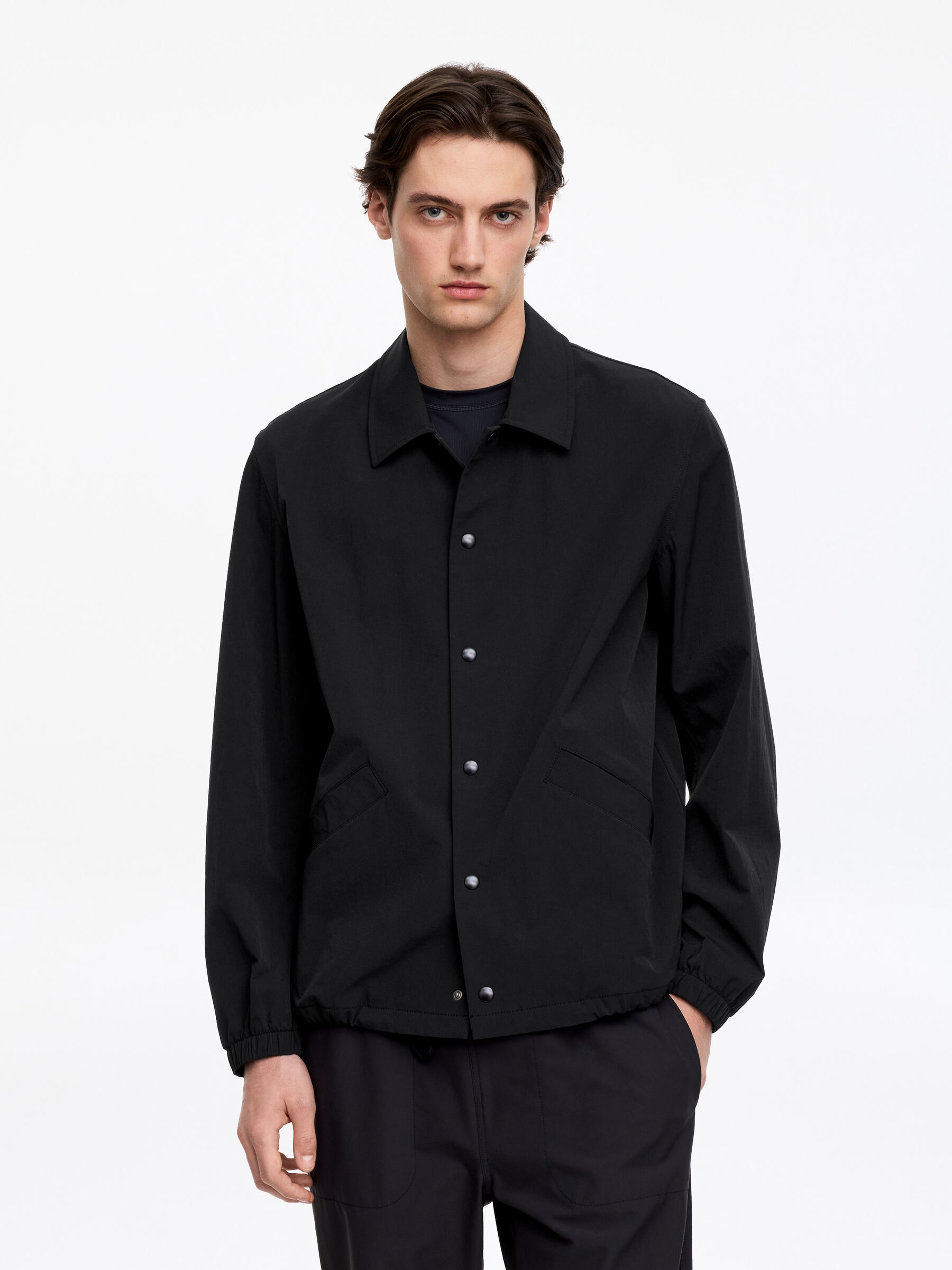Coach Jacket - Black - Regular fit - Men - StillMedia/Lookbook - 6