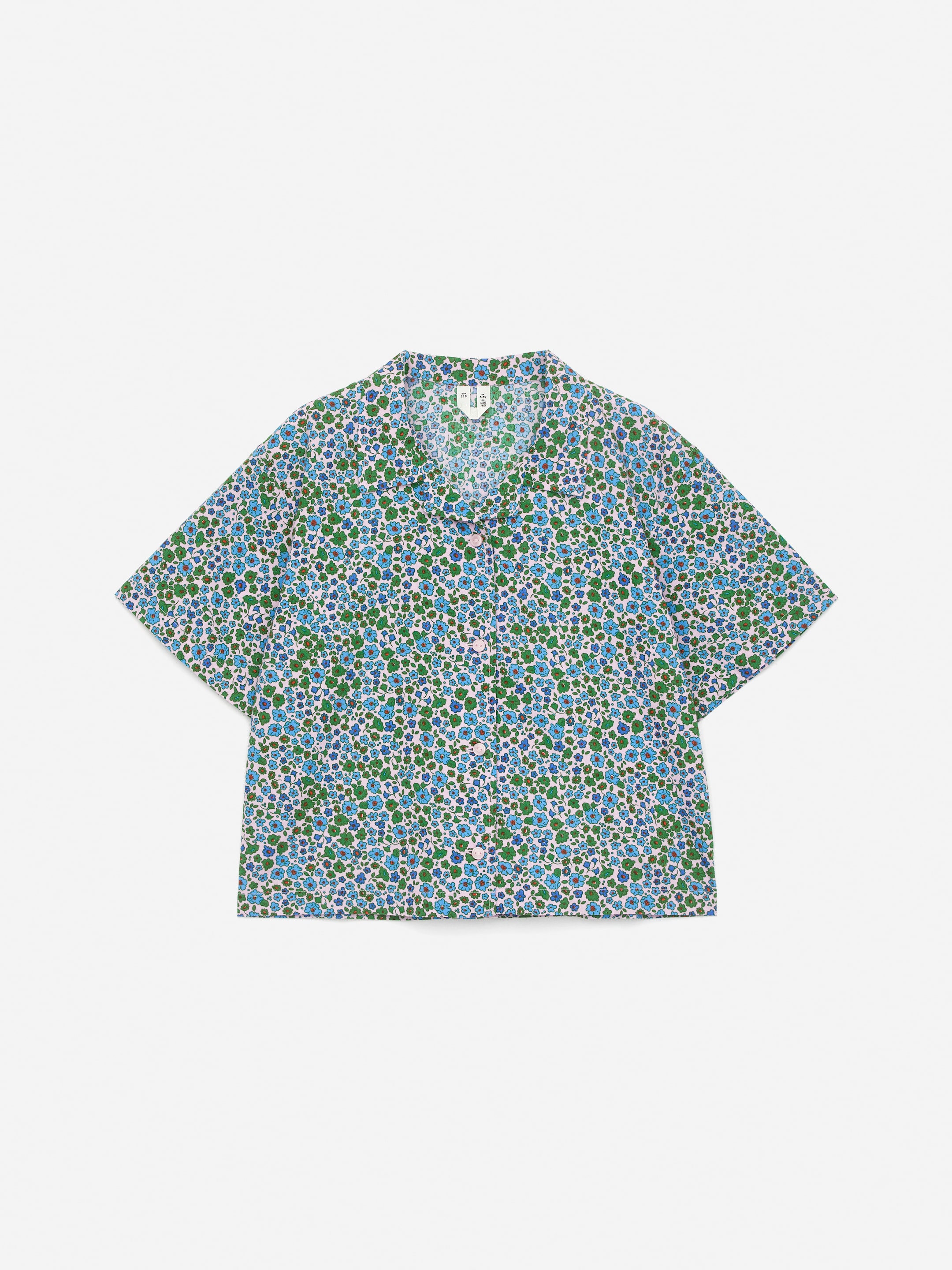 Resortskjorta - Rosa/blommig - Oversized - Children - StillMedia/DescriptiveStillLife - 1
