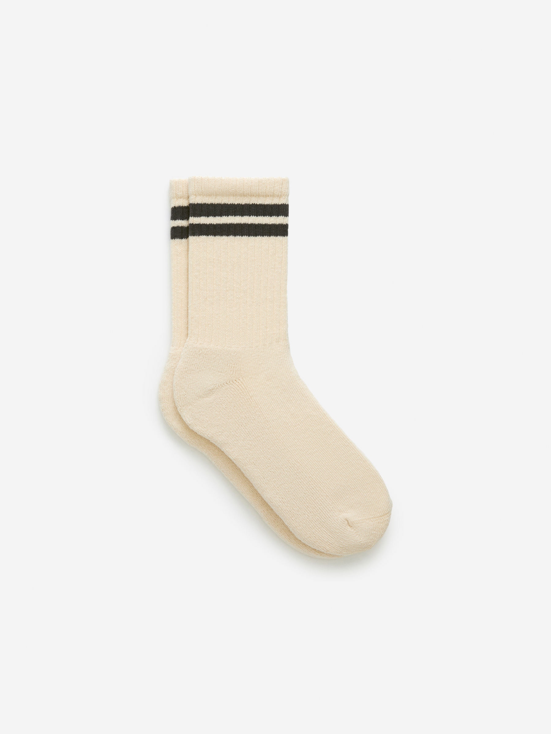 Sportliche Baumwollsocken - Beige/Schwarz - Damen - StillMedia/DescriptiveStillLife - 1