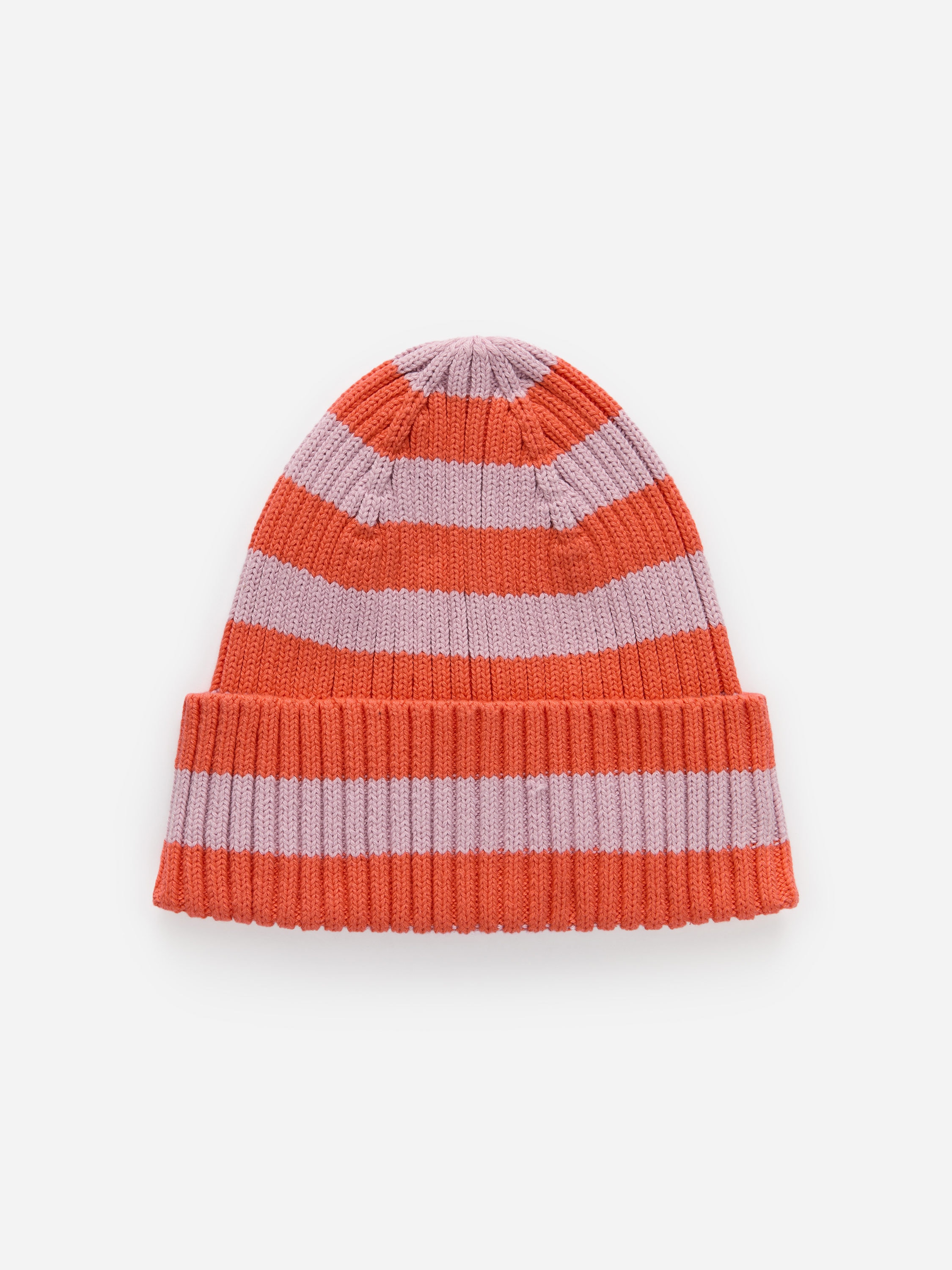 Rib-Knitted Beanie-#DE7268-17414