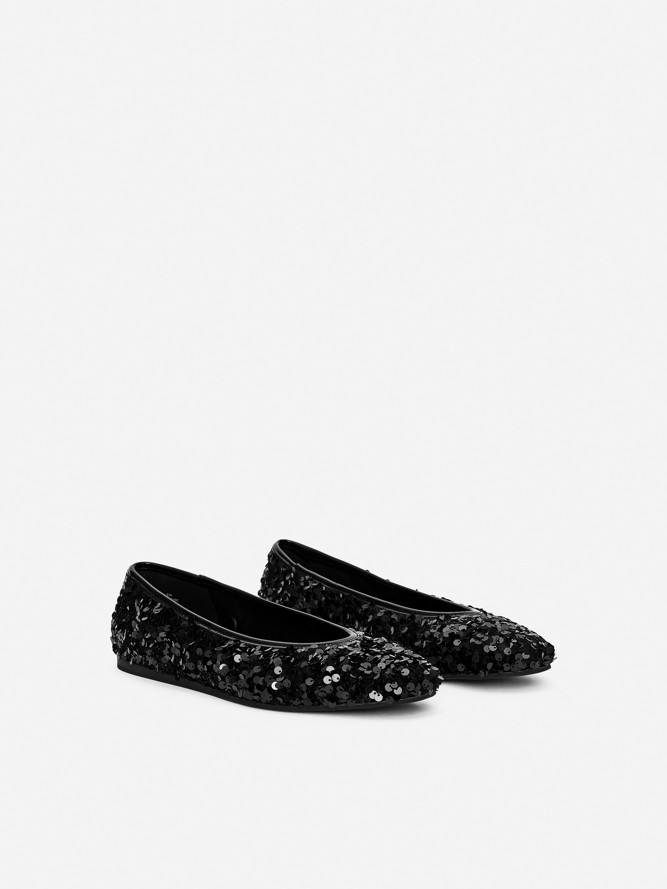 Sequin Ballerina Flats - Black - Women - StillMedia/DescriptiveStillLife - 4