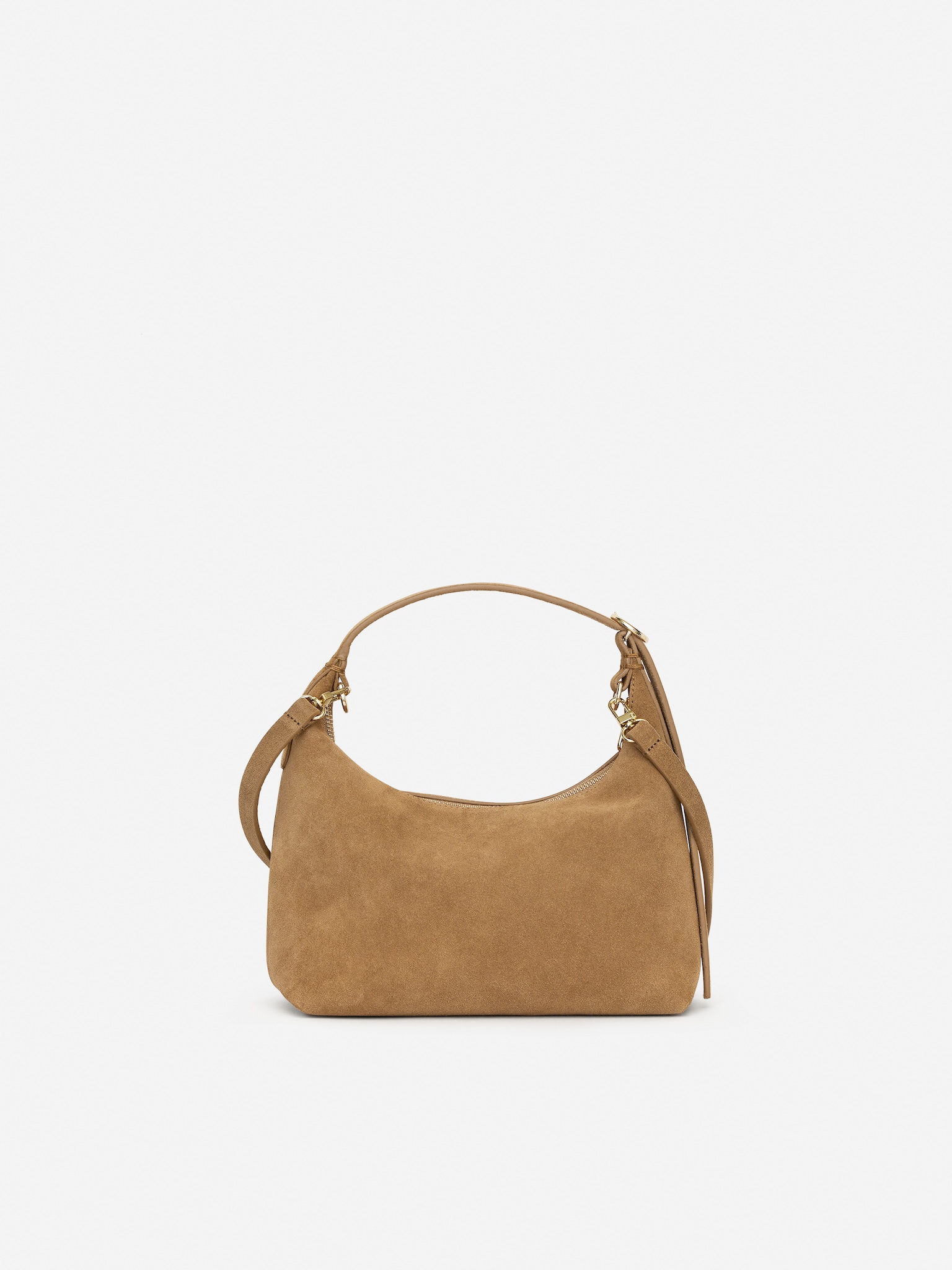 Sac en daim - Beige/Marron/Marron/Vert kaki - 5