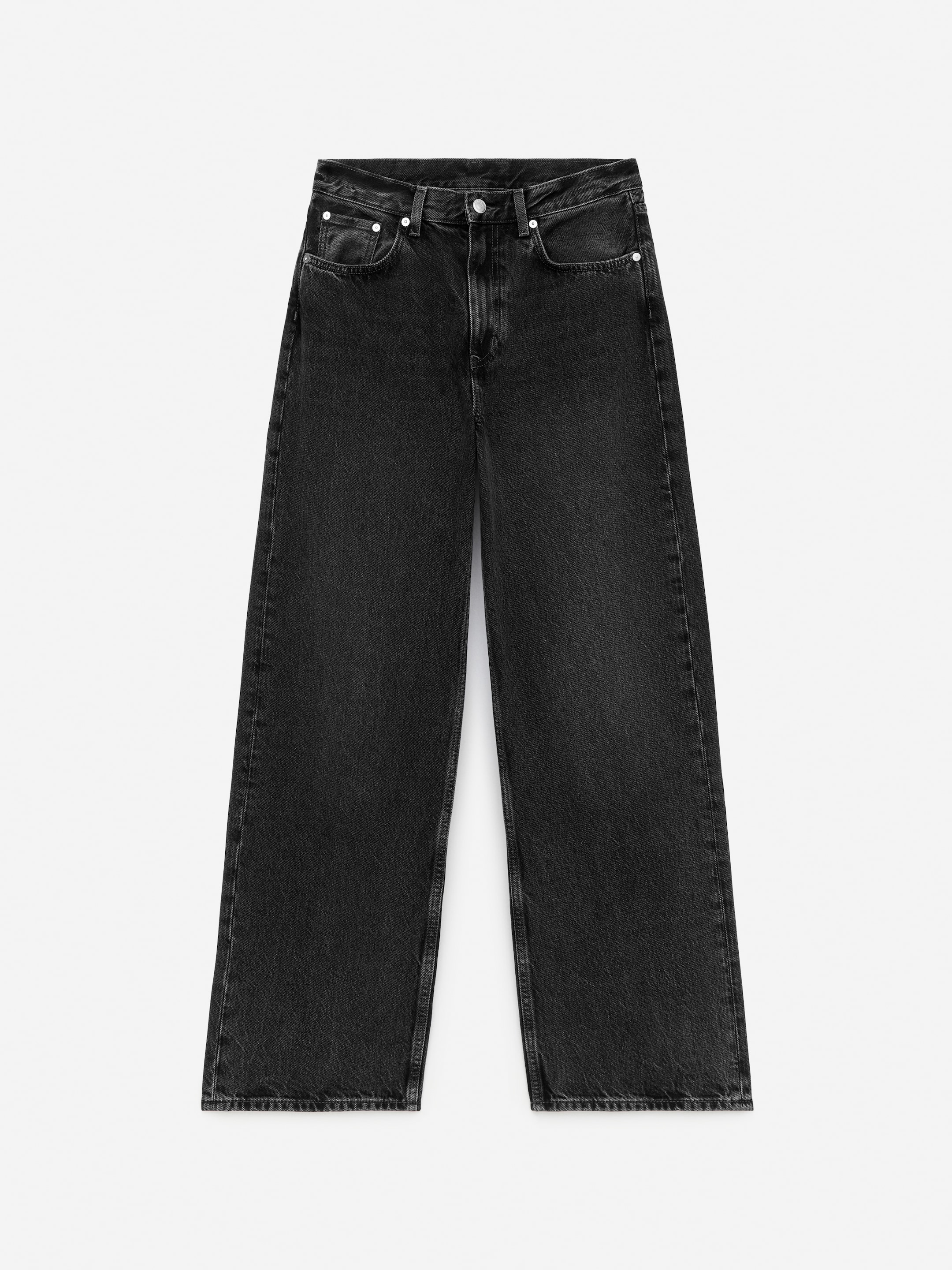 Zobacz większy obraz: Jeansy wide CORAL - Ciemnoszary - ONA | H&M PL 1