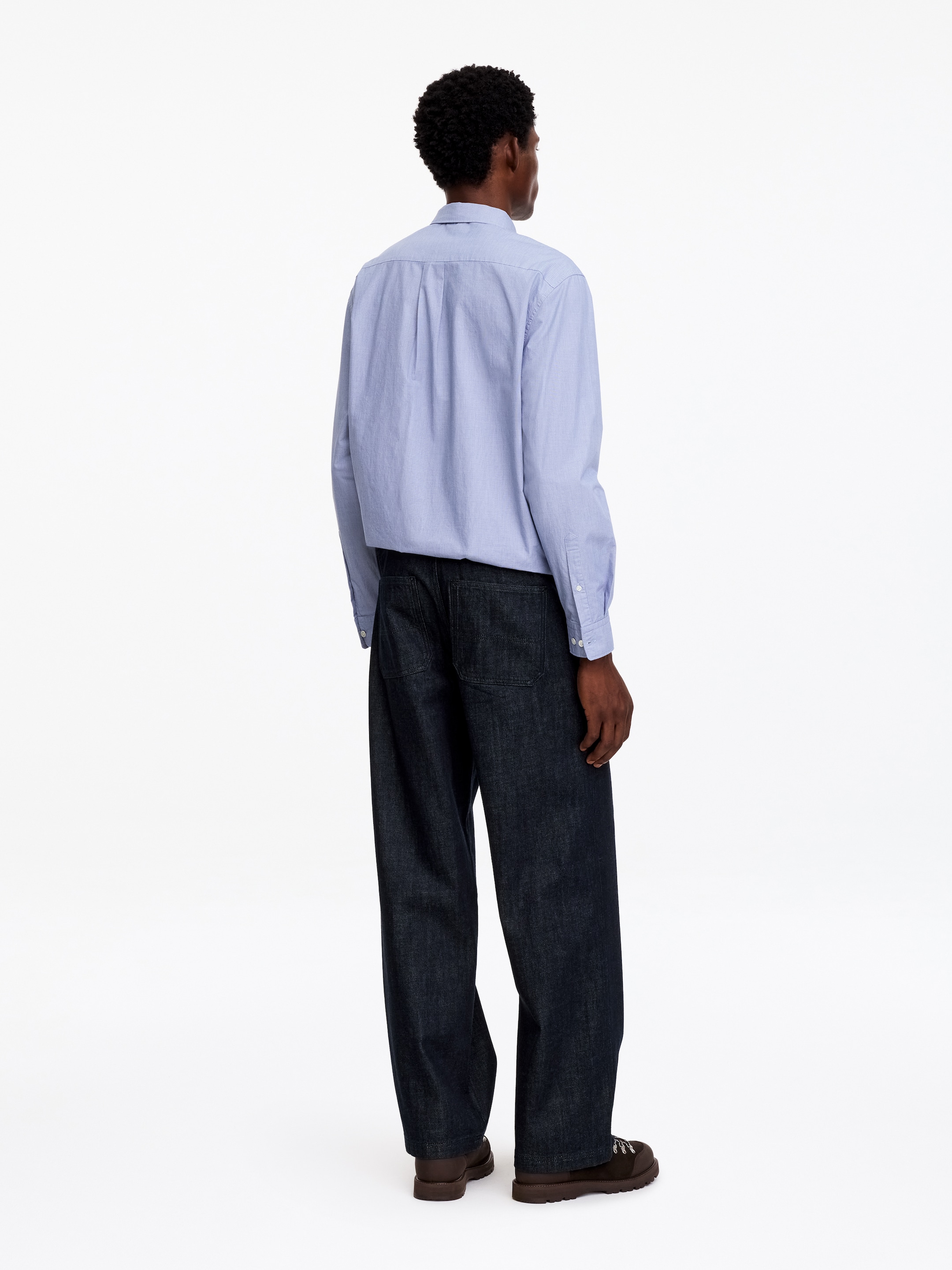 Wide Utility Jeans - Dark blue - Loose fit - men - StillMedia/Lookbook - 2