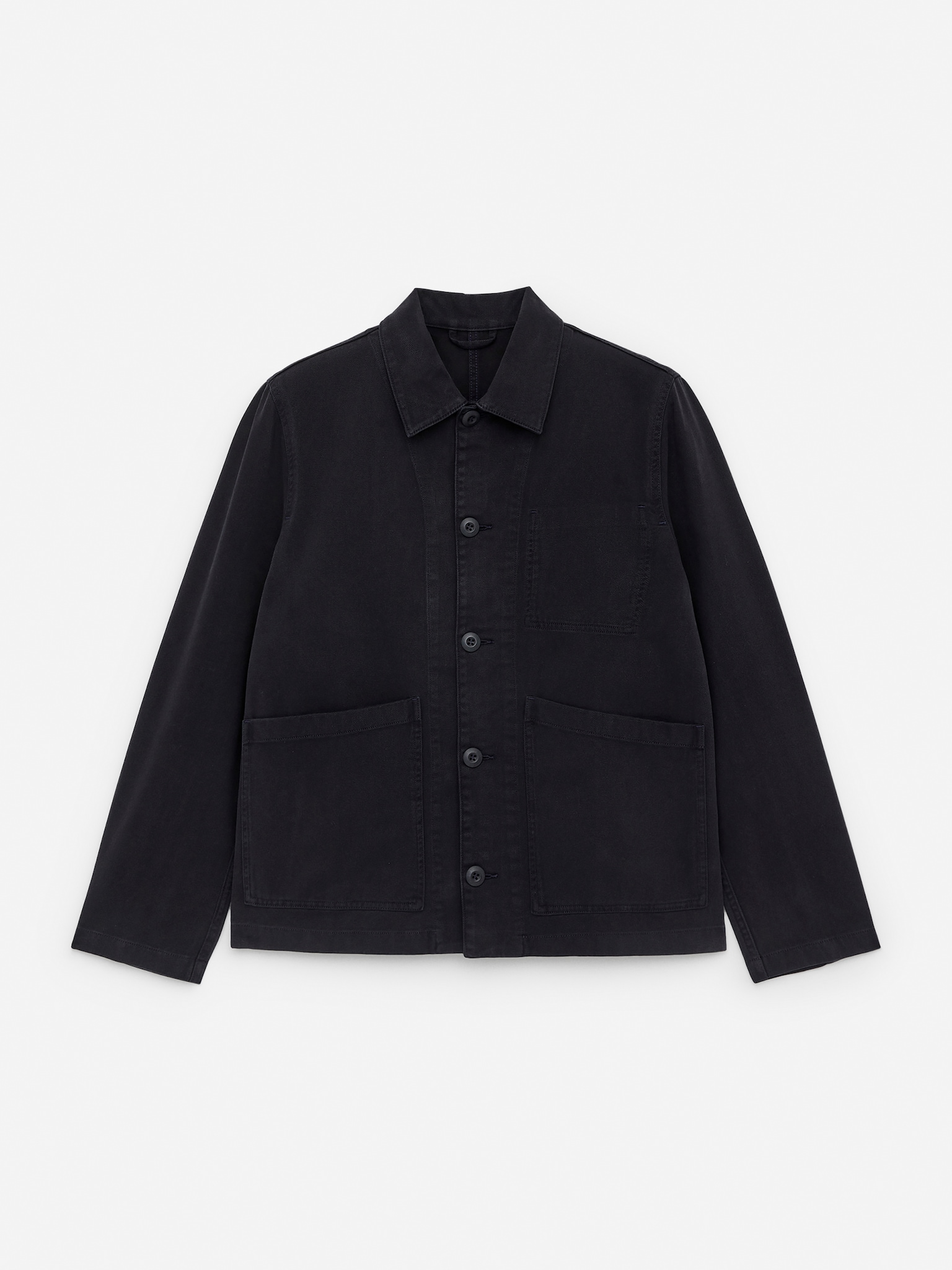Jacke aus Baumwolle - Dunkelblau