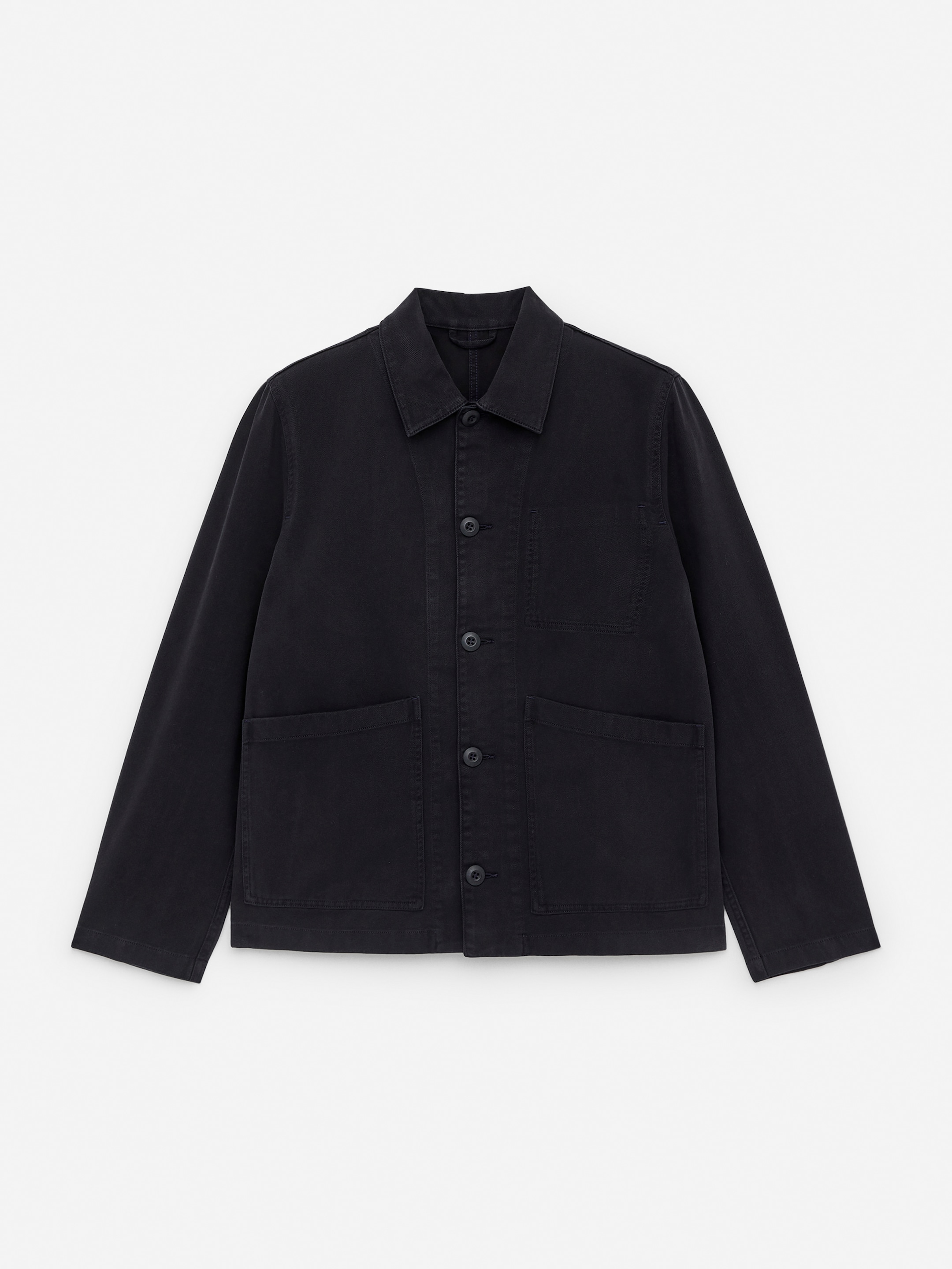 Visa större bild: Bomullsjacka - Mörkblå - HERR | H&M SE 1