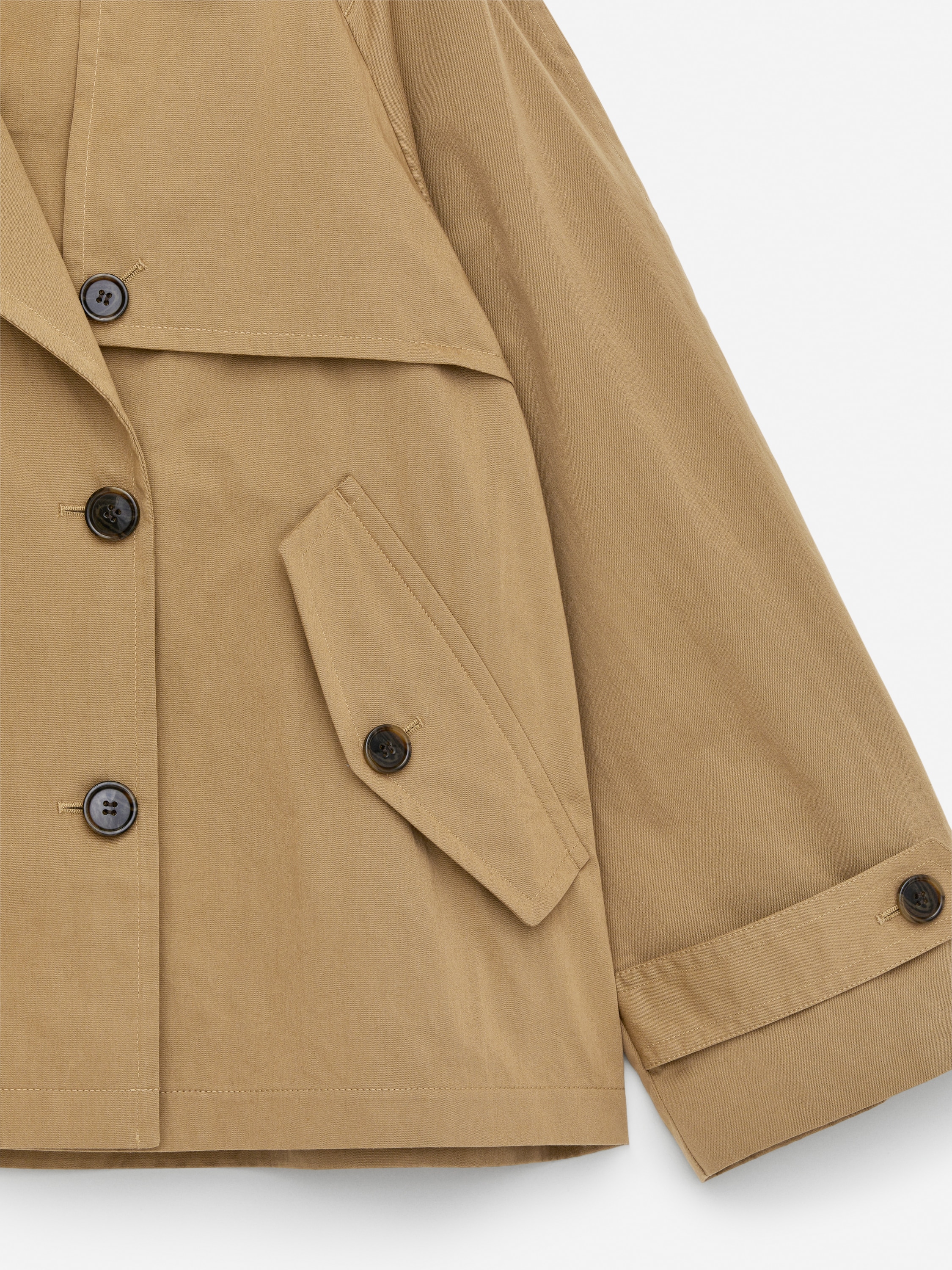 Short Trench Jacket – Beige – Women – ARKET WW