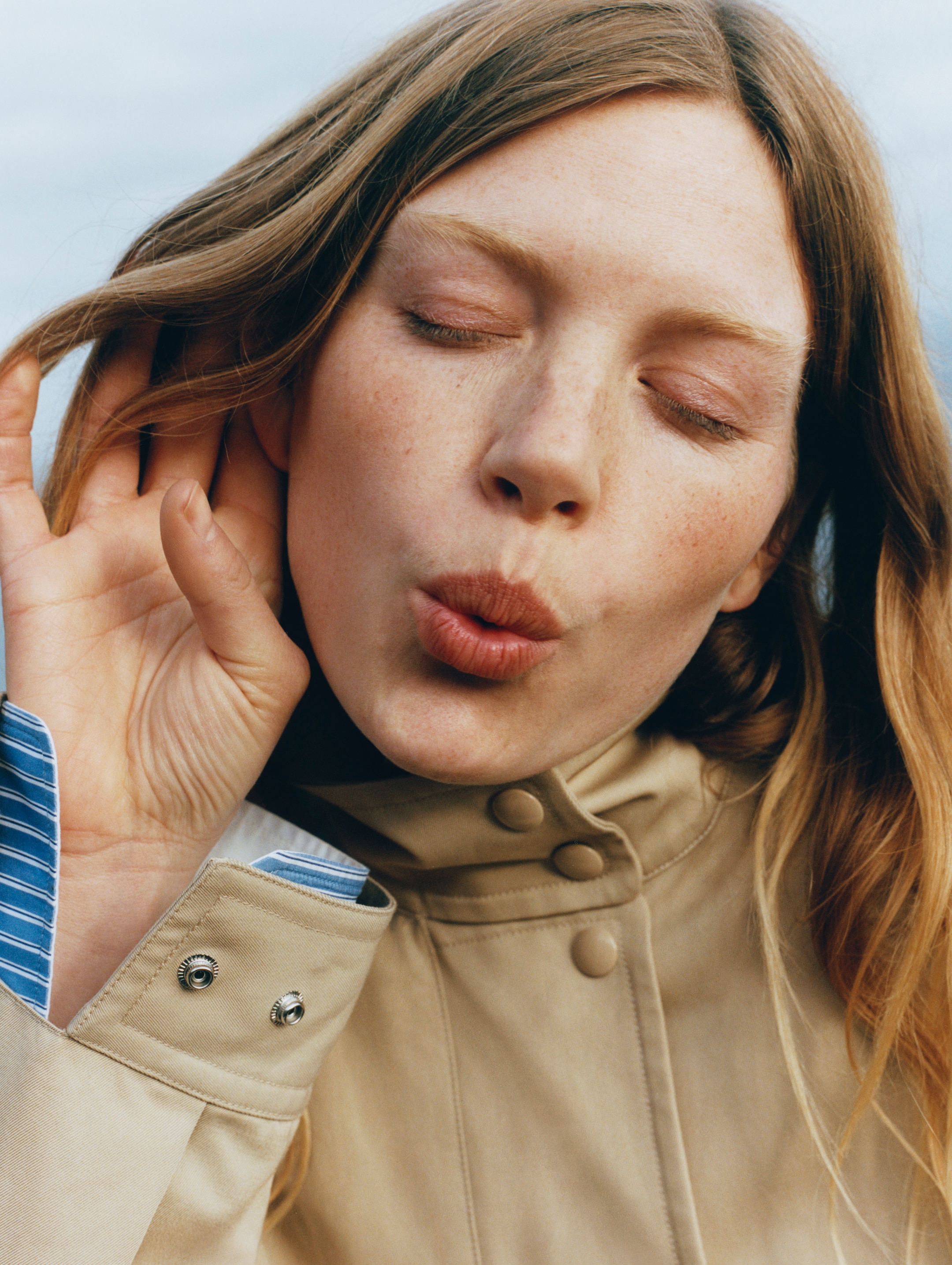 Harrington Jacket - Beige - Oversized - Women - StillMedia/Environmental - 1