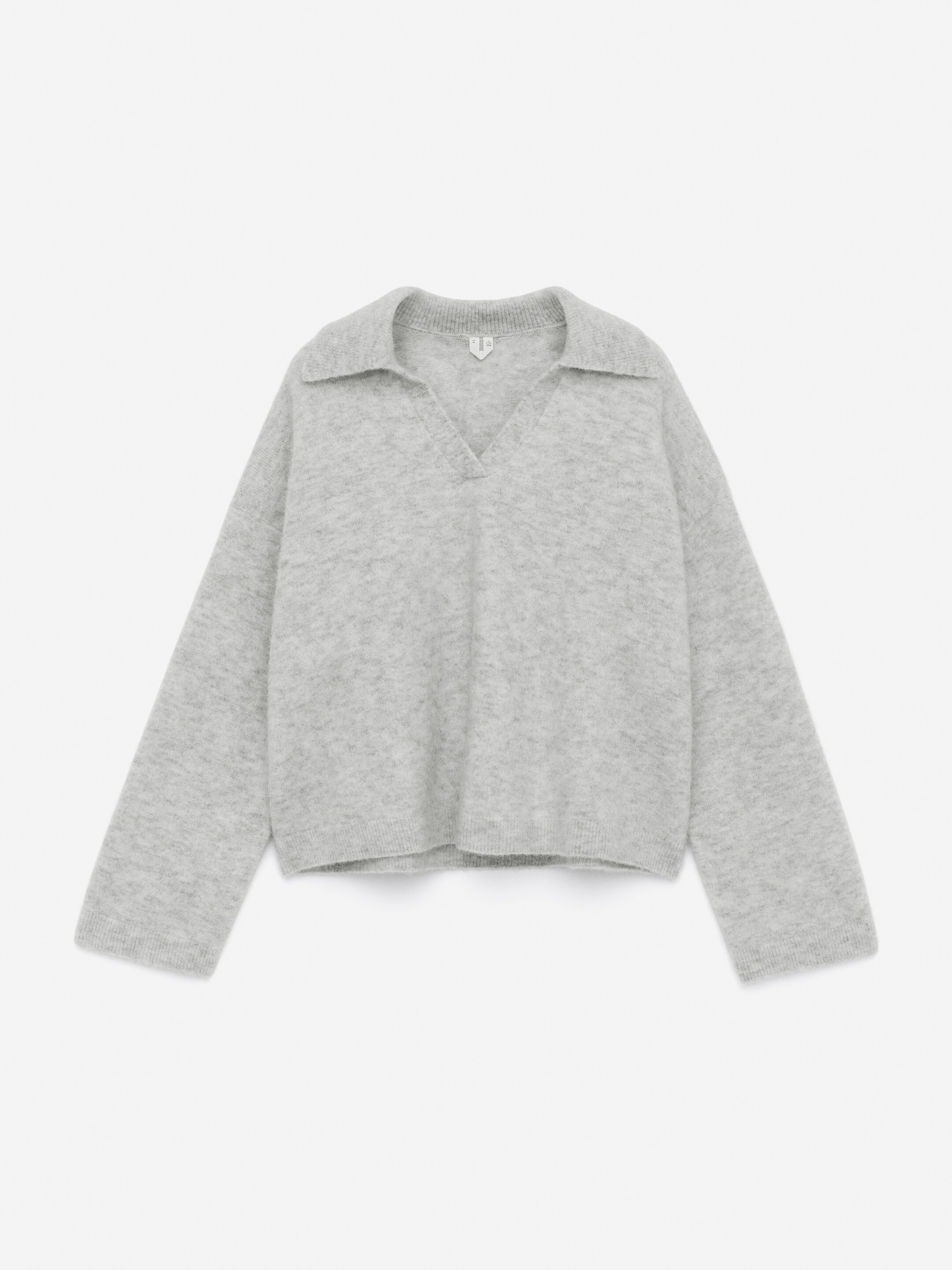 Größeres Bild anzeigen: Pullover aus Alpakawolle und Wolle - Graumeliert - Ladies | H&M AT 5