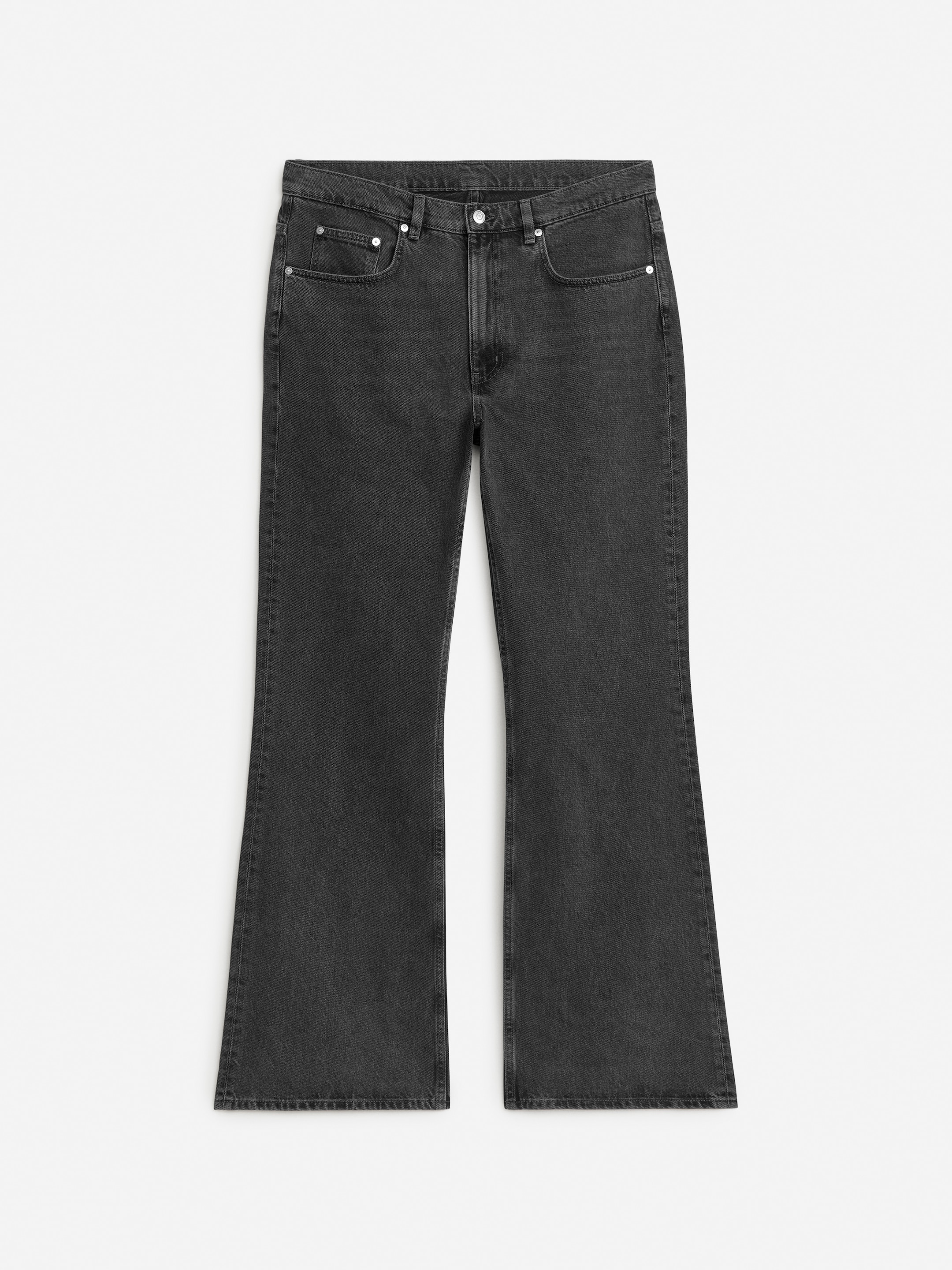 View larger image: REED Relaxed Flared Jeans - Vintage Black - Ladies | H&M GB 1