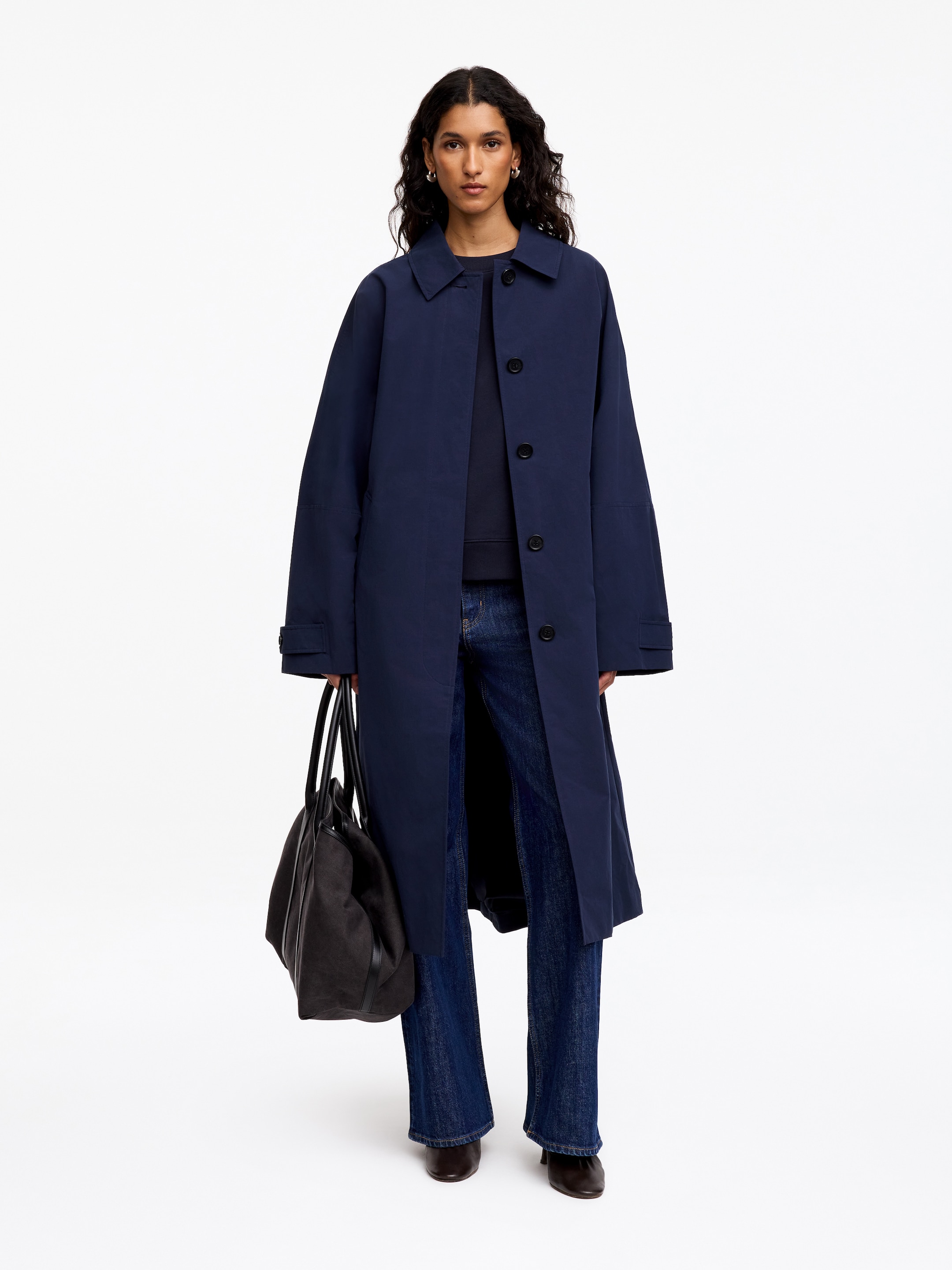 Sweat en éponge - Bleu foncé - Regular fit - women - StillMedia/Lookbook - 2