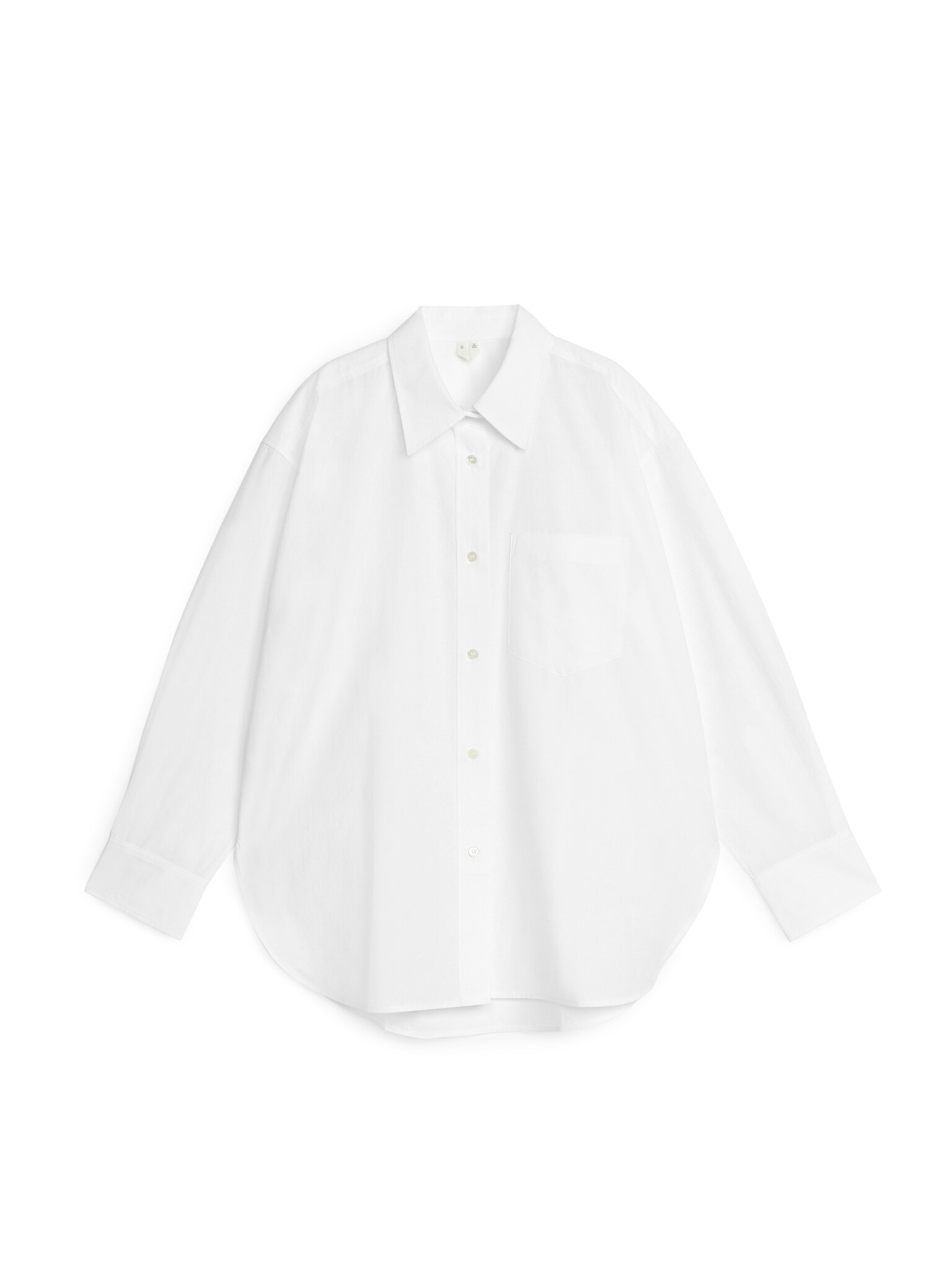 Camicia oversize in cotone - Bianco/Verde/Bianco/Rosa/Righe/Bianco