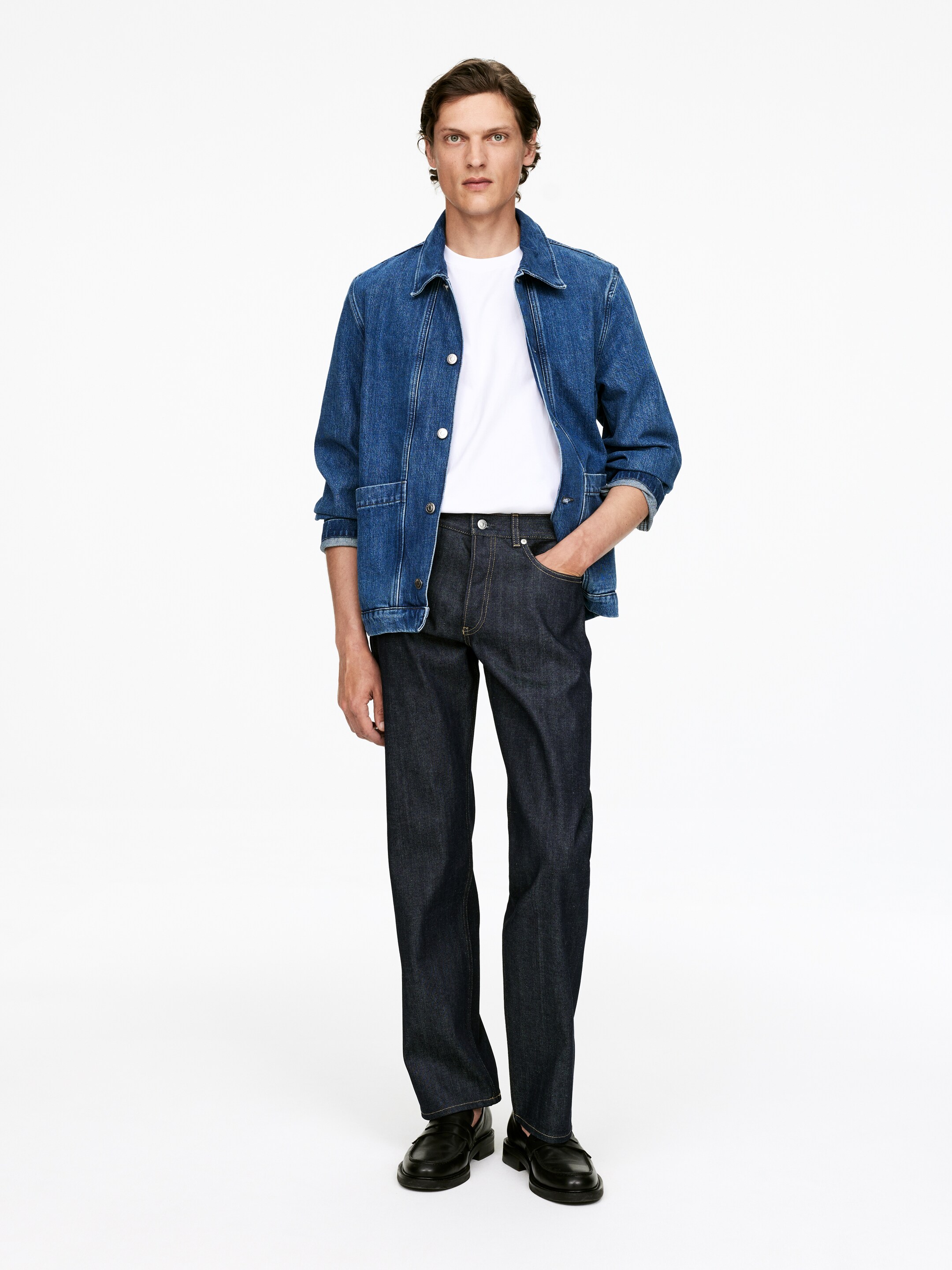 Visualizza immagine più grande: Jeans OCEAN loose straight - Blu scuro - UOMO | H&M IT 1