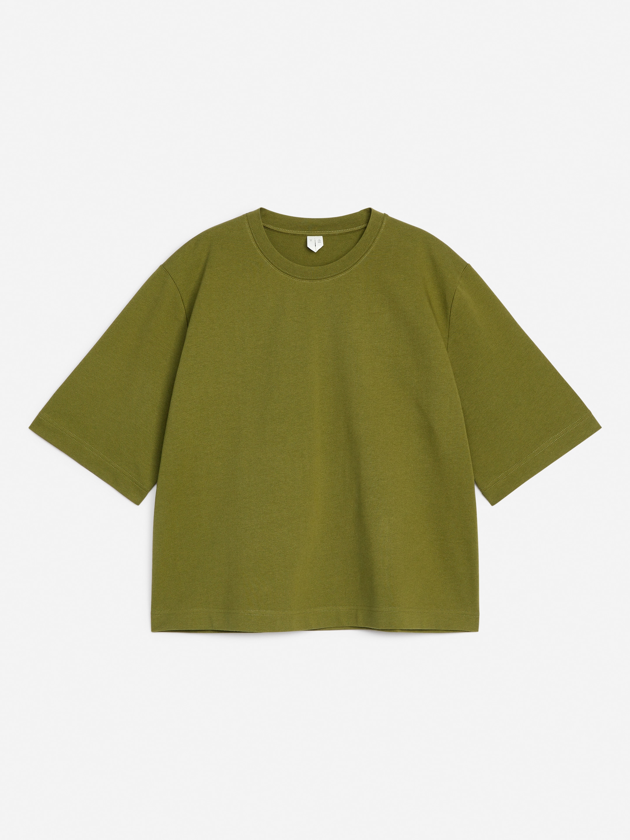 View larger image: ALBA Heavyweight T-Shirt - Khaki Green - Ladies | H&M GB 1