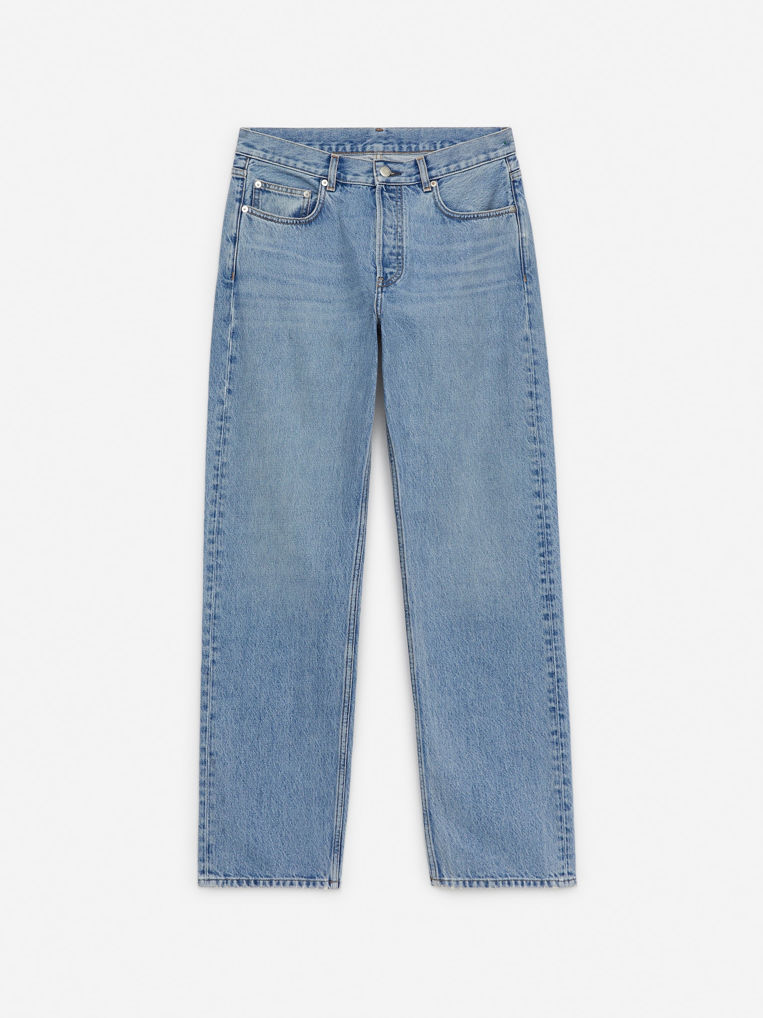 OCEAN loose straight jeans - Blå/Mørkeblå/Sort/Mørkeblå/Sandfarvet/Mellemblå/Blå - 2