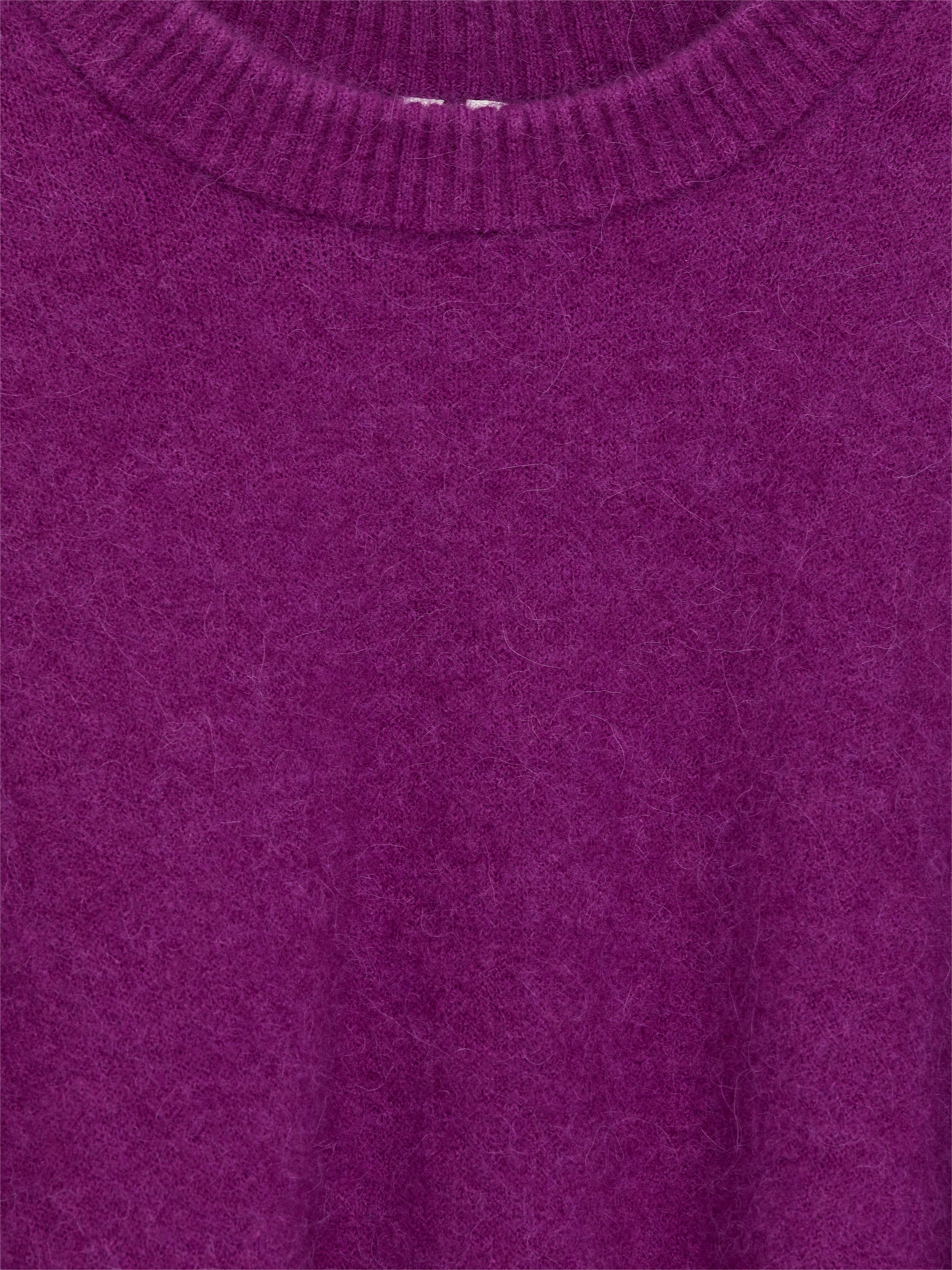 Alpaca-Wool Blend Jumper - Purple - Oversized - Women - StillMedia/DescriptiveDetail - 2