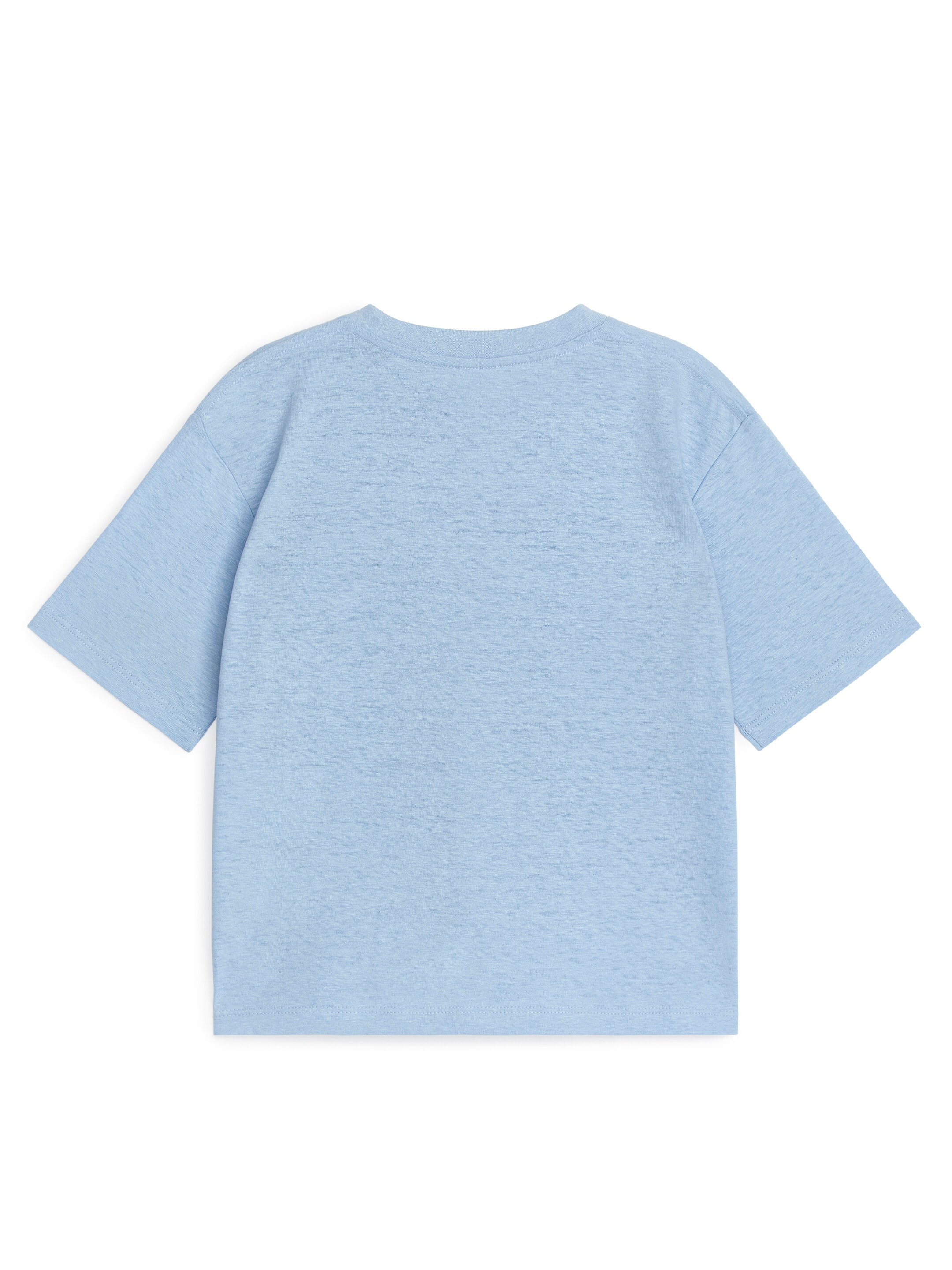 Agrandir l'image: T-shirt ample en mélange de lin - Bleu ciel - ENFANT | H&M CH 2