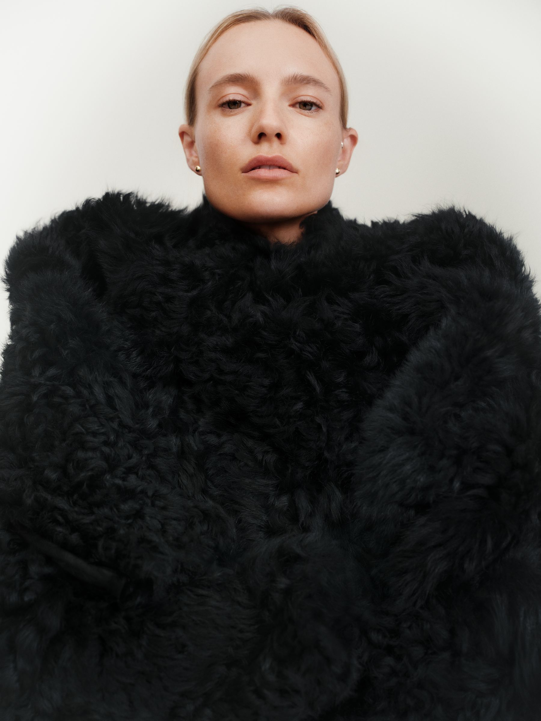 Shearlingjacka - Svart - Regular fit - Women - StillMedia/Environmental - 1